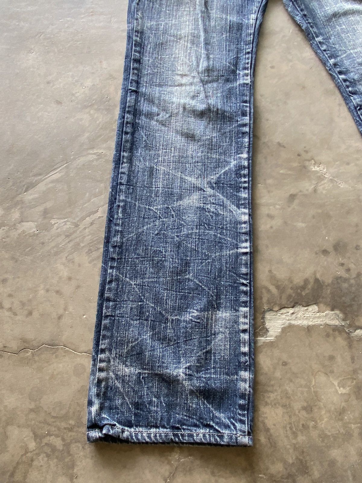 Japanese Brand × Vintage Japanese Claws Distressed Double Focus Grunge Jeans pp3 Size US 31 - 4 Thumbnail