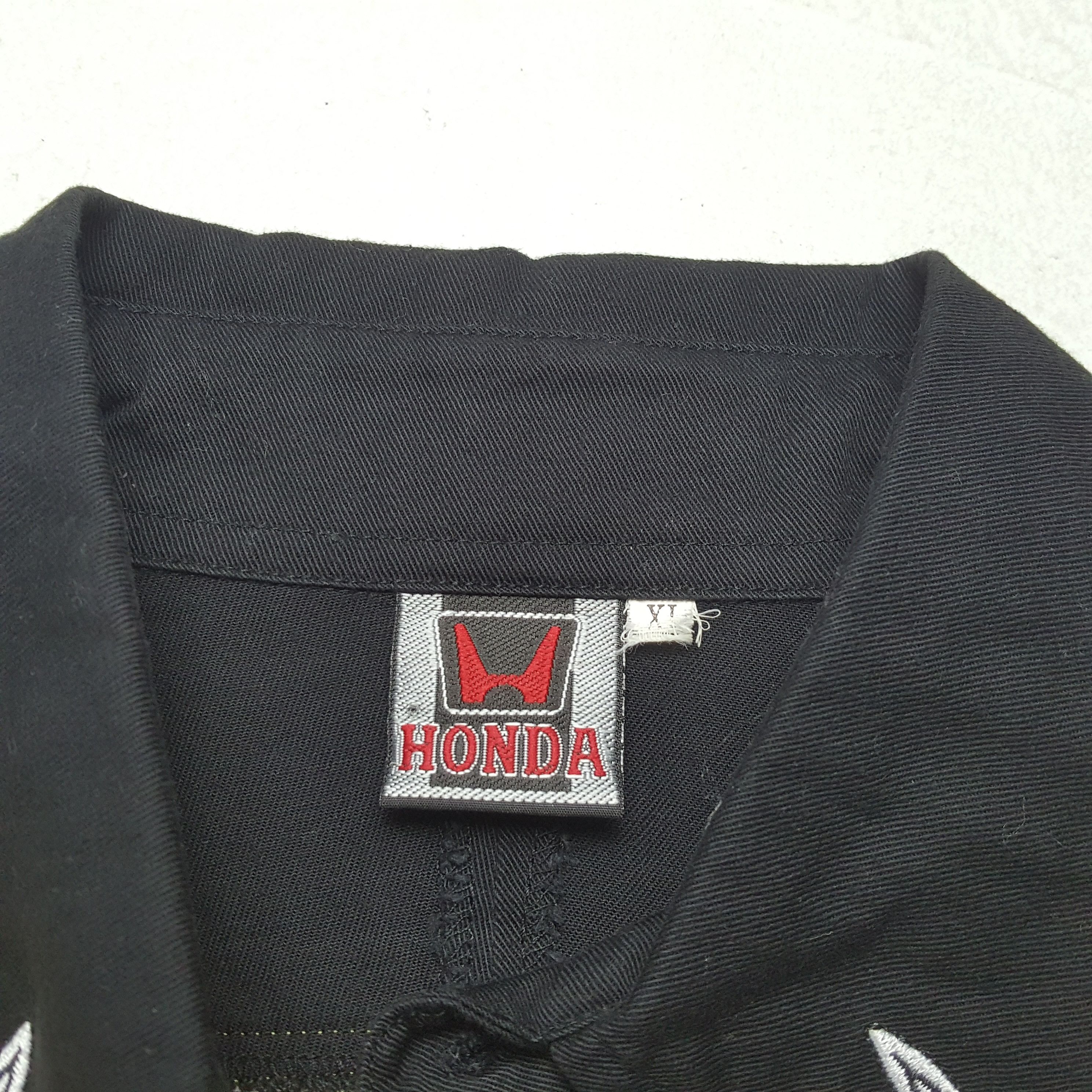 Honda × Vintage HONDA Japanese Motorsports Racing Team Shirt Size US L / EU 52-54 / 3 - 8 Thumbnail