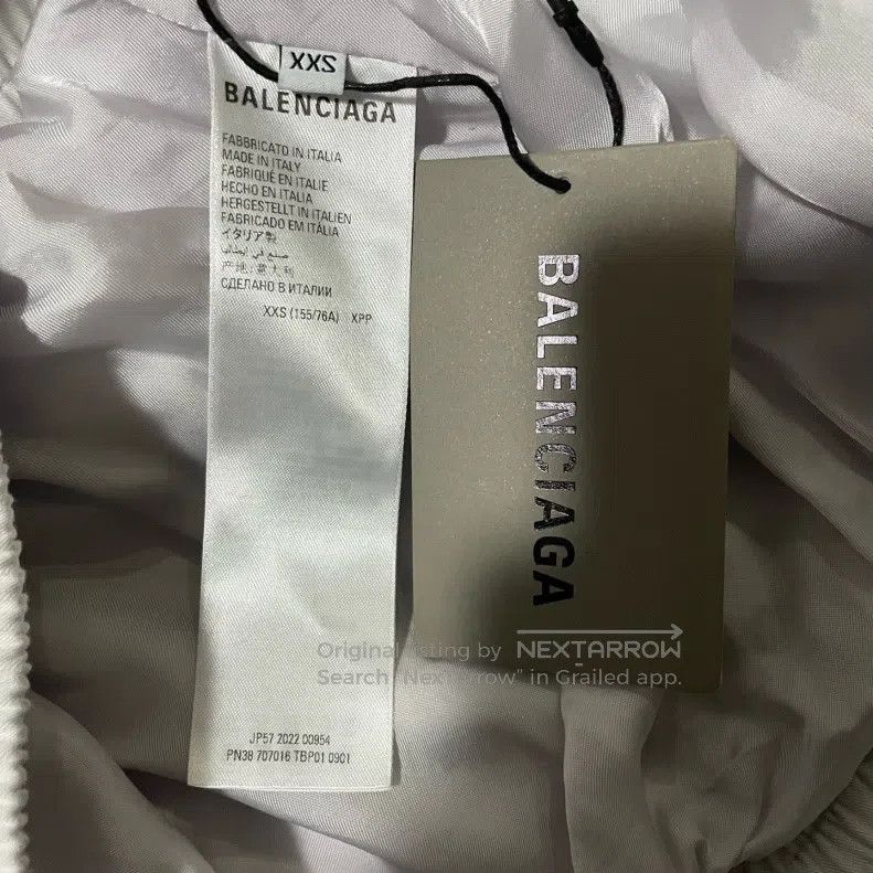 Balenciaga Balenciaga White 3B embroidered cotton jacket Size US XXS / EU 40 - 4 Thumbnail