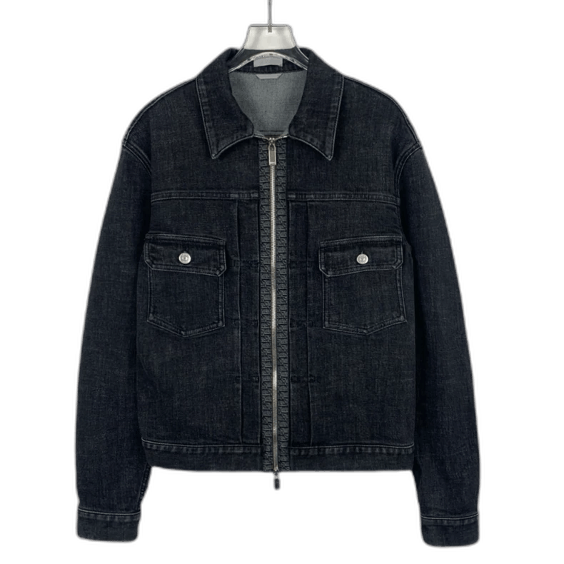 Dior Dior 1947 Embroidered Denim Zip Jacket-2505 | Grailed