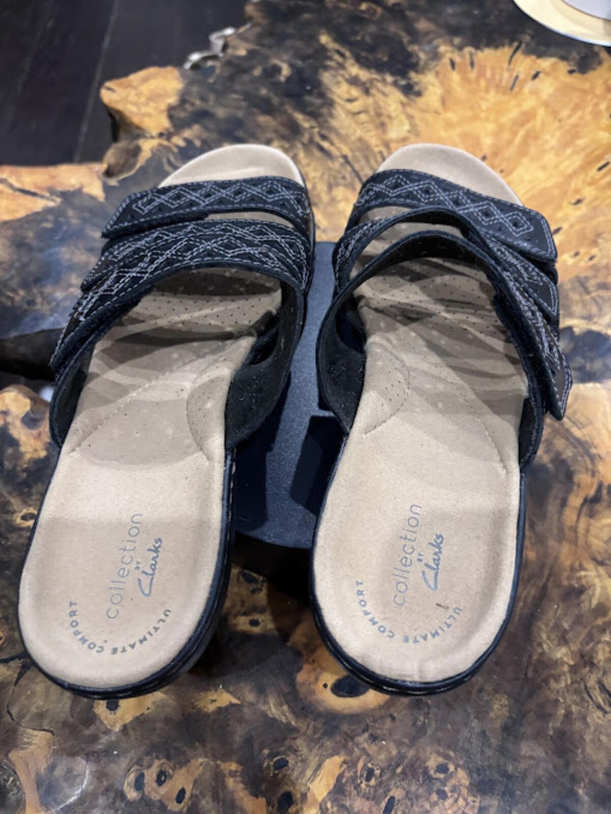 Clarks Clarks Women's Black Sandals with Adjustable Straps Size 5.5 Size US 5.5 / IT 35.5 - 4 Thumbnail