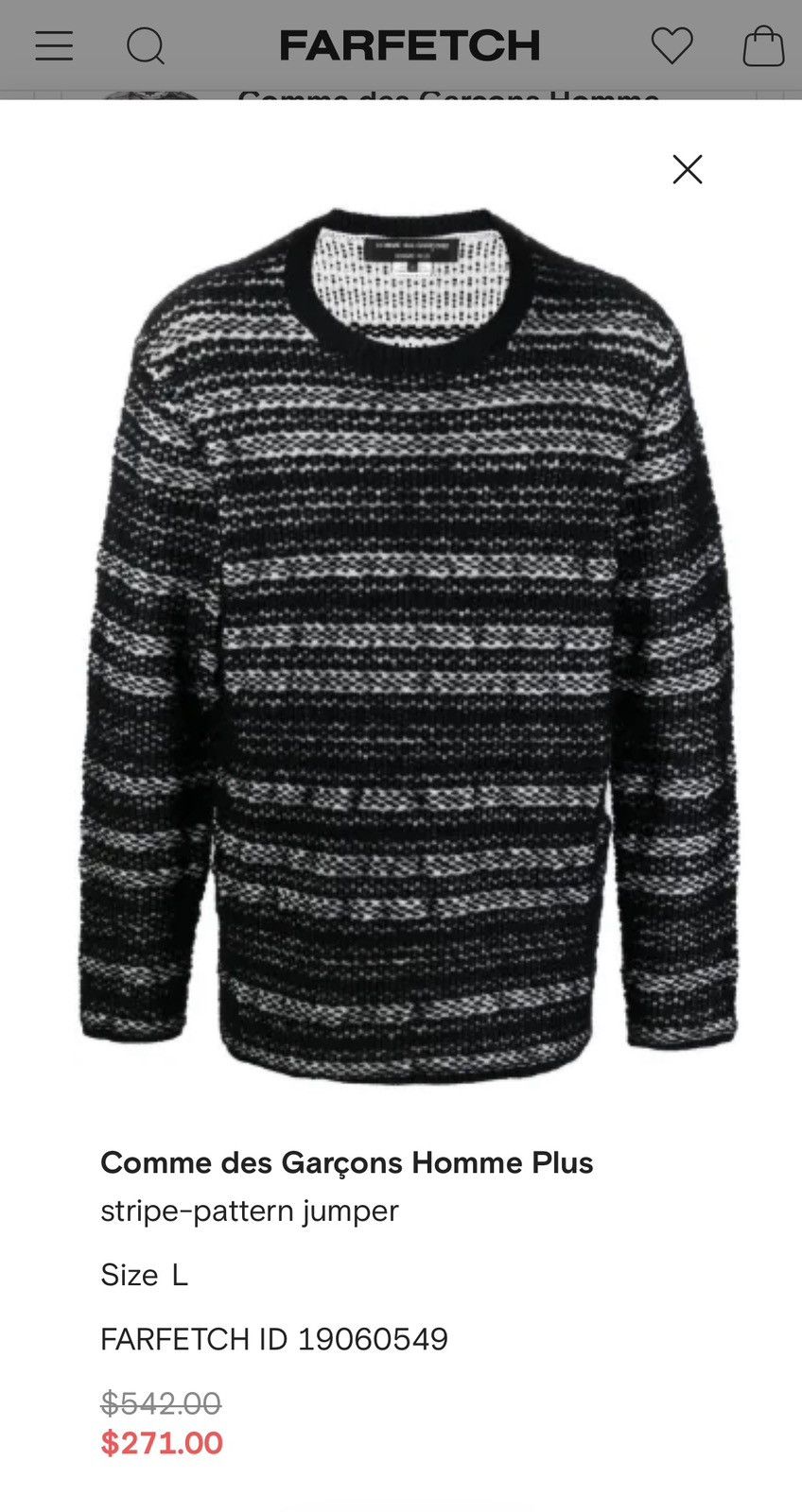 Comme des Garcons Comme des Garcons Homme Plus Size US L / EU 52-54 / 3 - 6 Thumbnail
