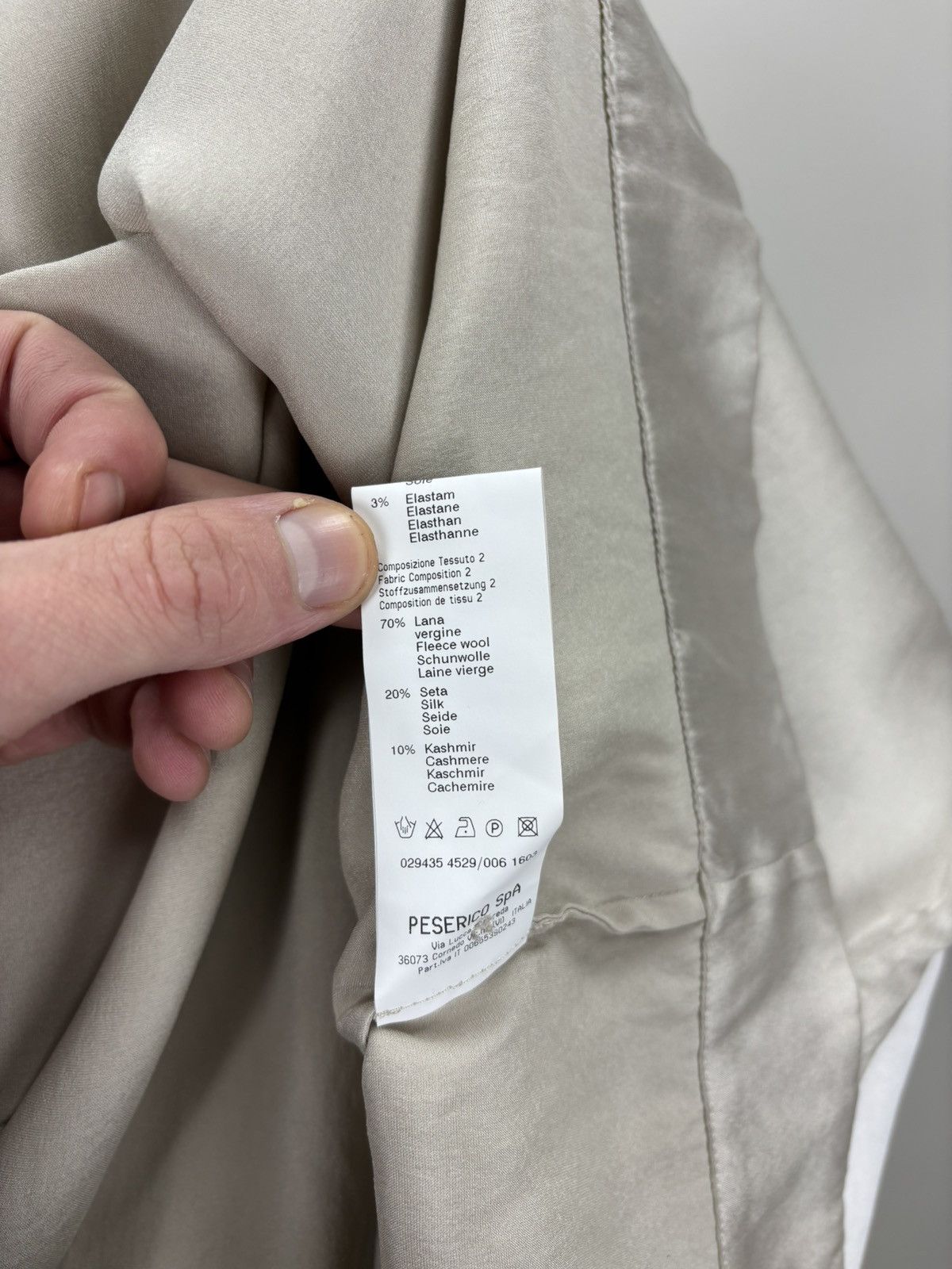 Peserico Womens blouse Peserico Size 46 Color Gray Size L / US 10 / IT 46 - 11 Thumbnail