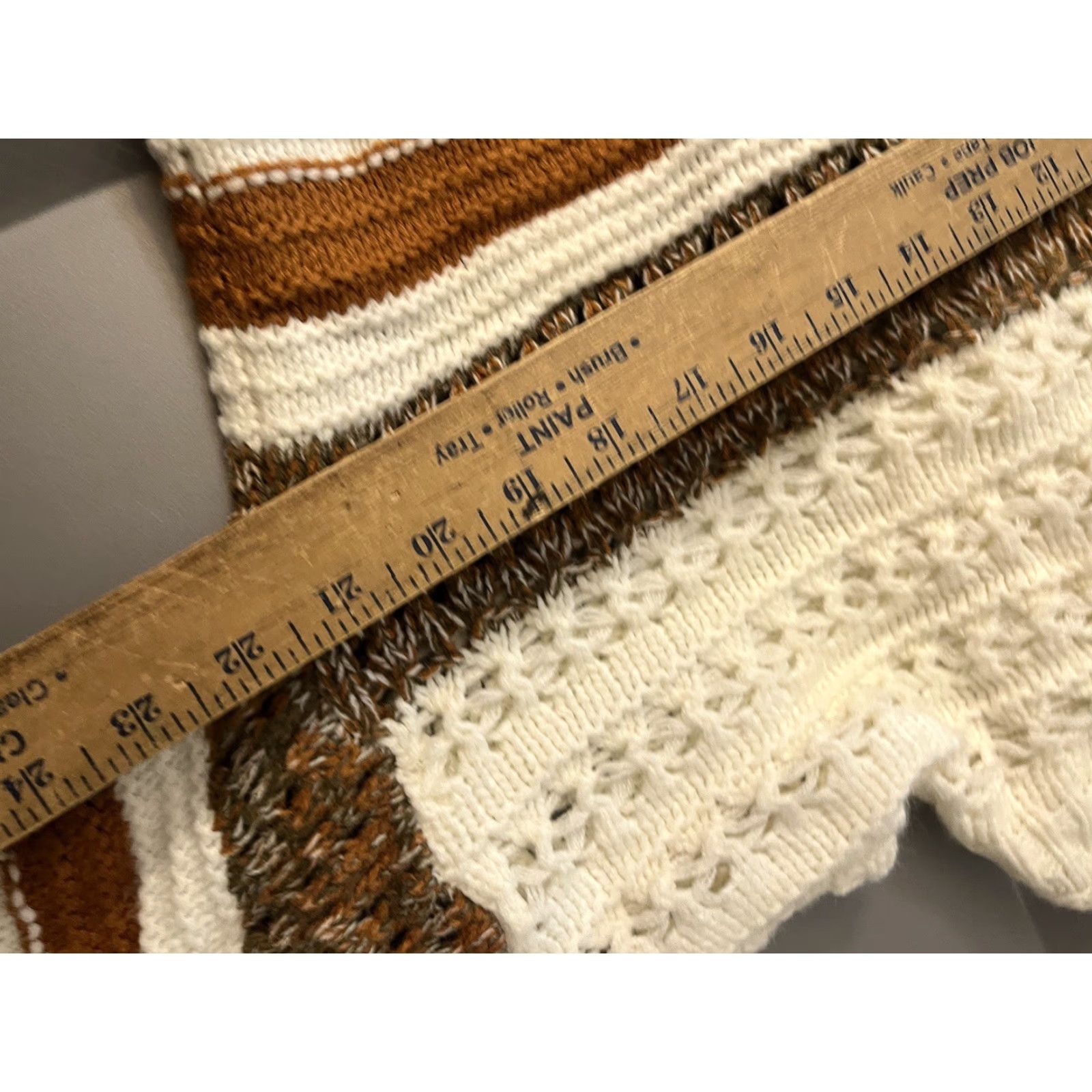 Shein Shein Sweater Women’s Size Medium Brown/Tan Cream Long Sleeve Knit Autumn Fall Size M / US 6-8 / IT 42-44 - 5 Thumbnail