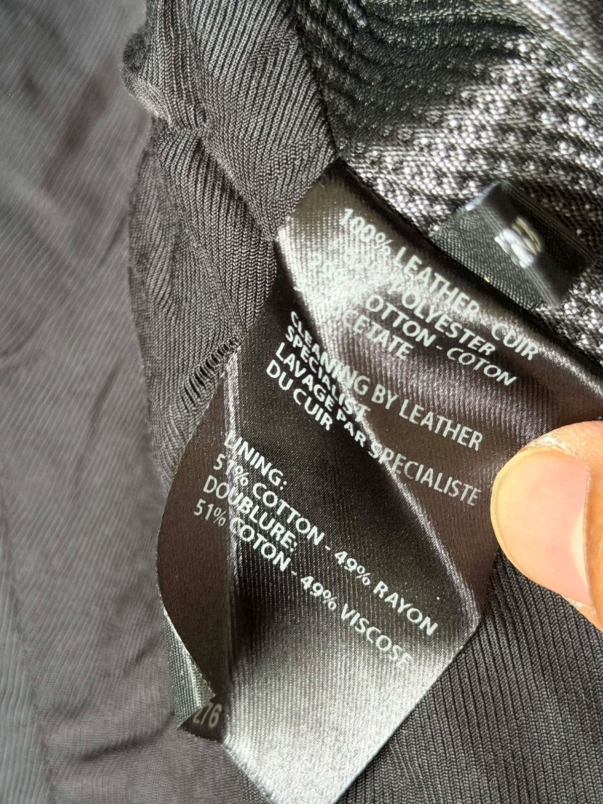 Ann Demeulemeester FW16 Ann Demeulemeester asymmetrical style leather jacket Size XS / US 0-2 / IT 36-38 - 12 Thumbnail