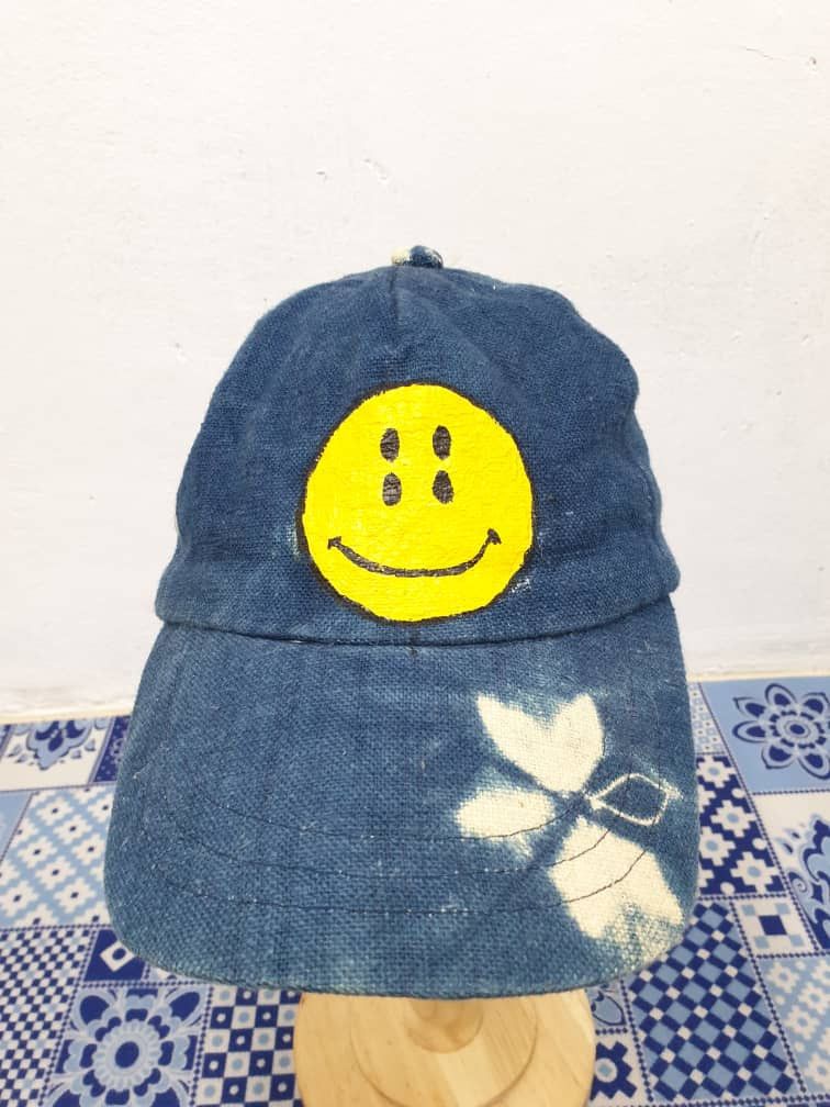 Japanese Brand Inspired Japanese Custom made smiley cap Size ONE SIZE - 4 Thumbnail