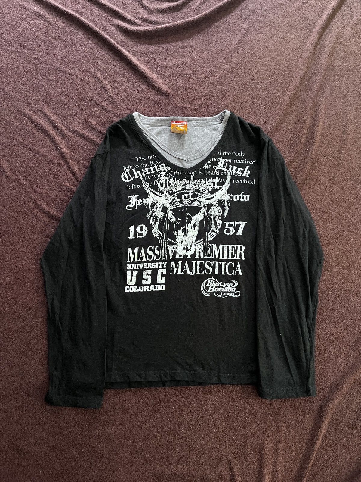 Japanese Brand Japanese Beaumere Double Layer long sleeve Size US L / EU 52-54 / 3 - 1 Thumbnail