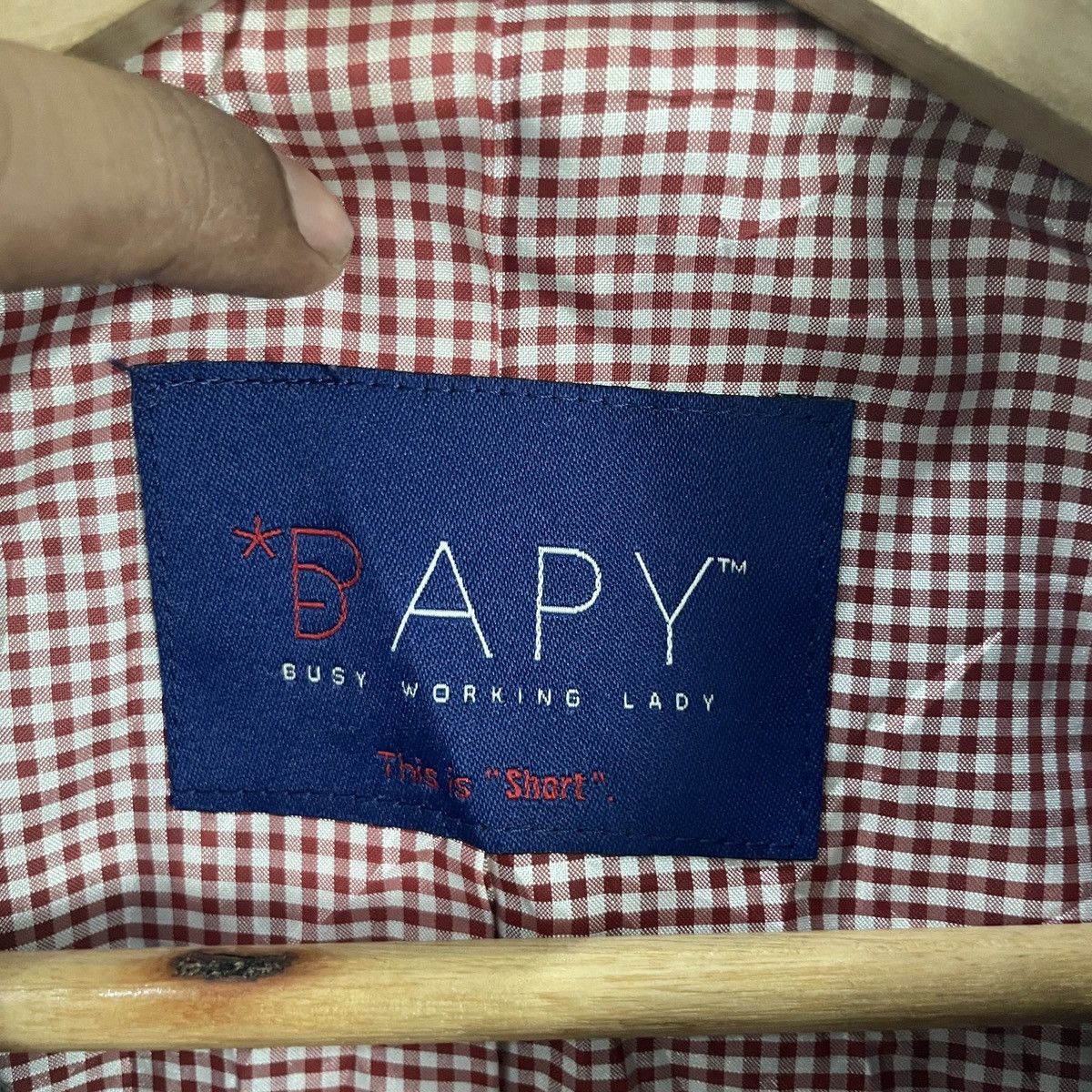 Bape Vintage Bapy By Bape Busy Working Lady Trench Coat Jacket Size M / US 6-8 / IT 42-44 - 7 Thumbnail