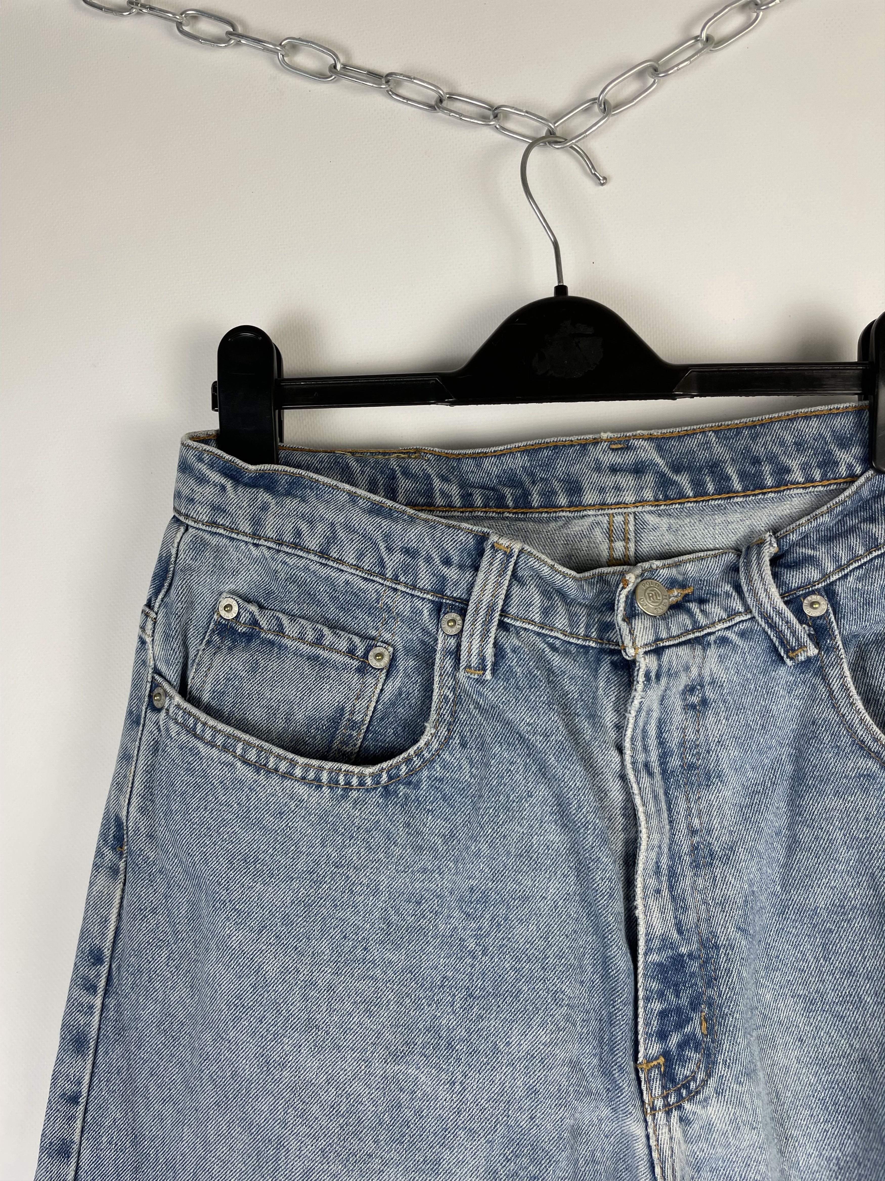 Polo Ralph Lauren VINTAGE POLO JEANS CO BAGGY DENIM FADED BLUE Size US 32 / EU 48 - 8 Thumbnail
