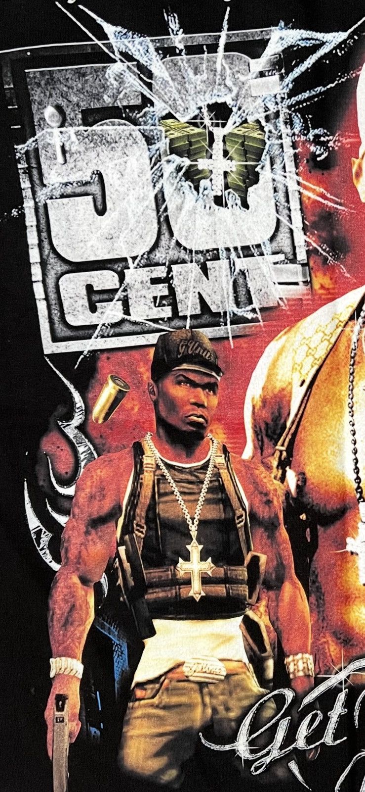Darien Bruze Dbruze 50 Cent Rap Tee Size US L / EU 52-54 / 3 - 5 Thumbnail