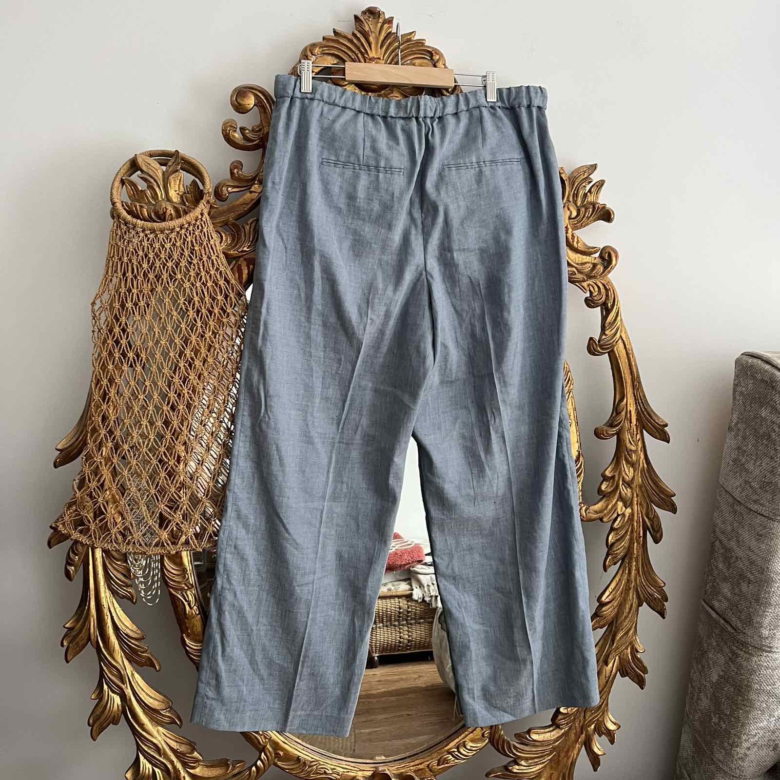 By Malene Birger × Designer By Malene Birger Linen Pants Sz 44 Size 30" / US 8 / IT 44 - 2 Thumbnail