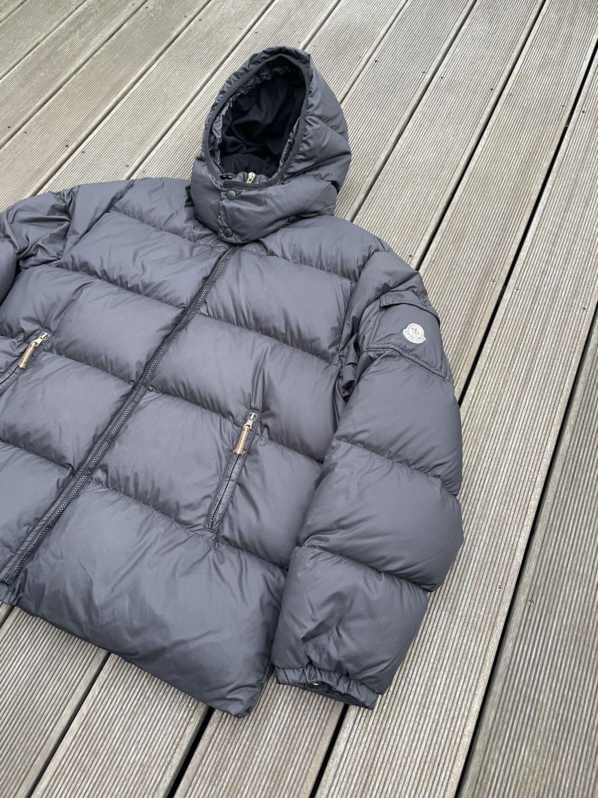 Moncler MONCLER VINTAGE MAYA BLACK PUFFER JACKET XL-XXL Size US XXL / EU 58 / 5 - 2 Thumbnail