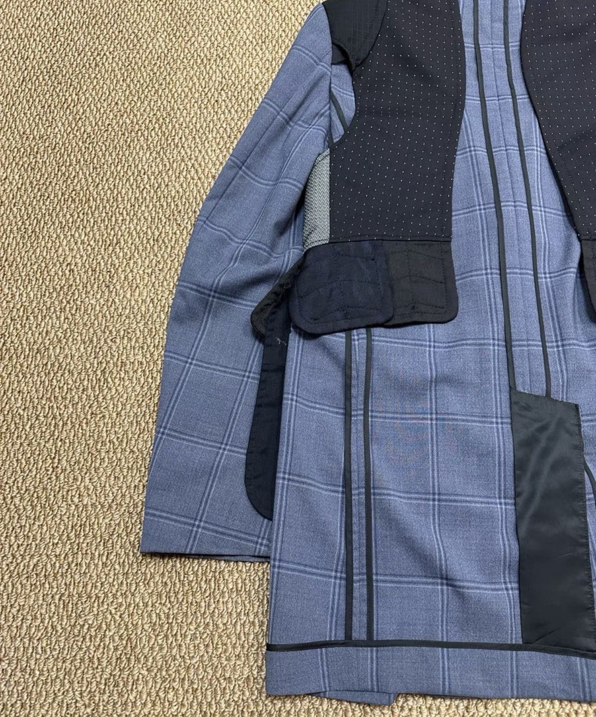 Comme des Garcons Homme Plus Comme des Garcons Homme Plus Multi-Material Jacket K23 Size US XS / EU 42 / 0 - 7 Thumbnail