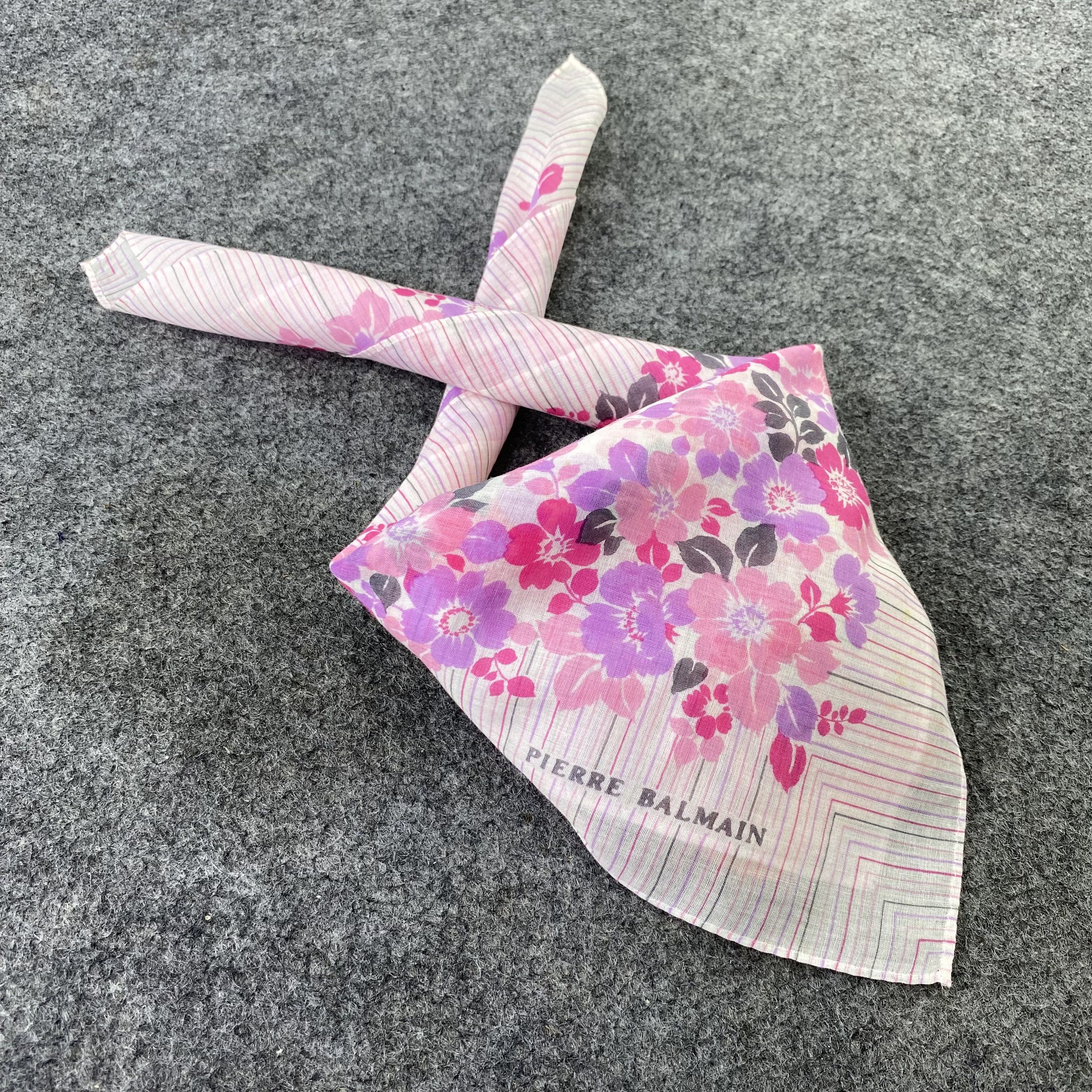 Pierre Balmain Pierre Balmain Handkerchief / Bandana / Neckerchief-B617 Size ONE SIZE - 1 Thumbnail
