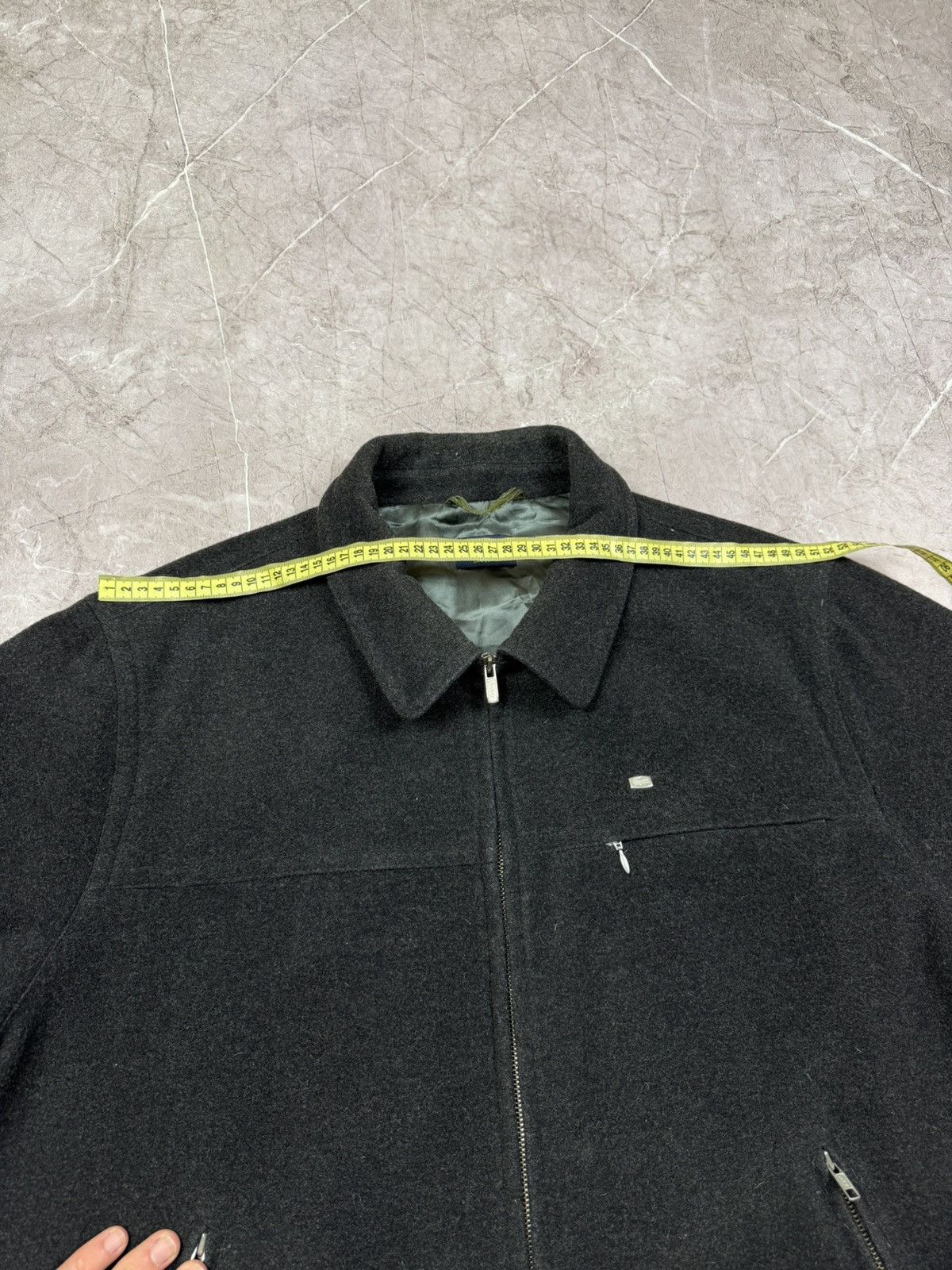 Lacoste Vintage Lacoste Black Wool Coat Jacket Size US XL / EU 56 / 4 - 15 Thumbnail
