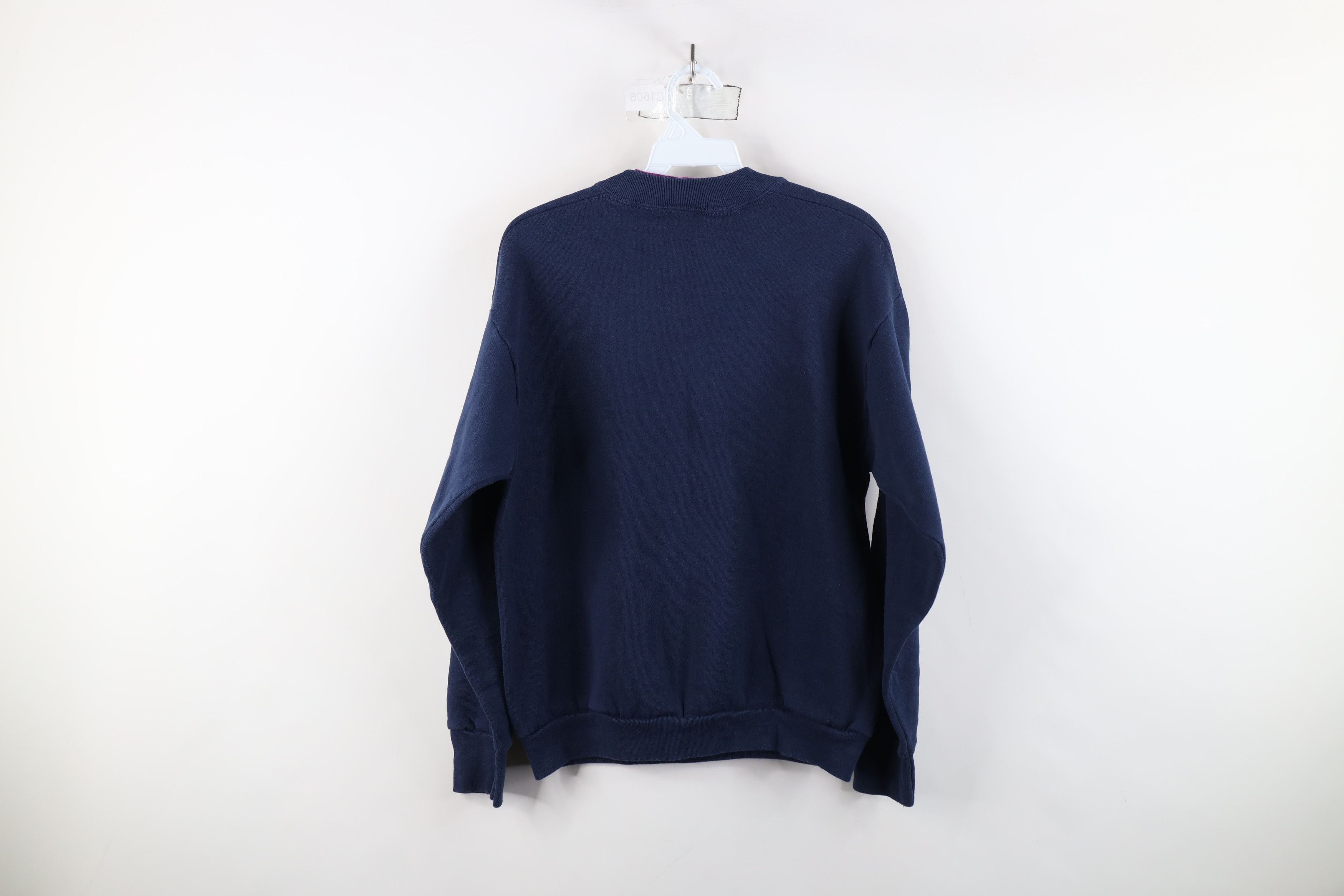 Vintage Vintage 90s Streetwear Nature Wolf Moon Sweatshirt Blue USA Size M / US 6-8 / IT 42-44 - 10 Thumbnail
