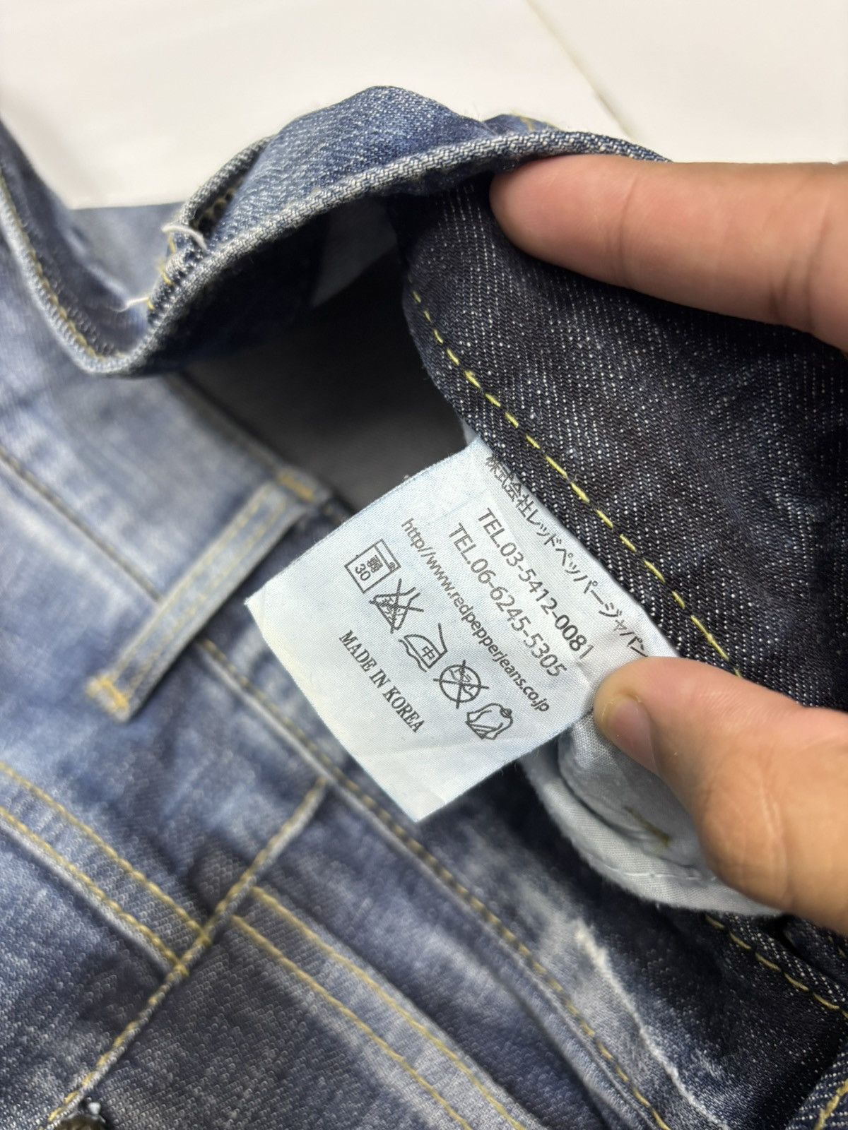 Japanese Brand Vintage After Image Distressed Denim Chrome Hearts Button Size US 32 / EU 48 - 10 Thumbnail