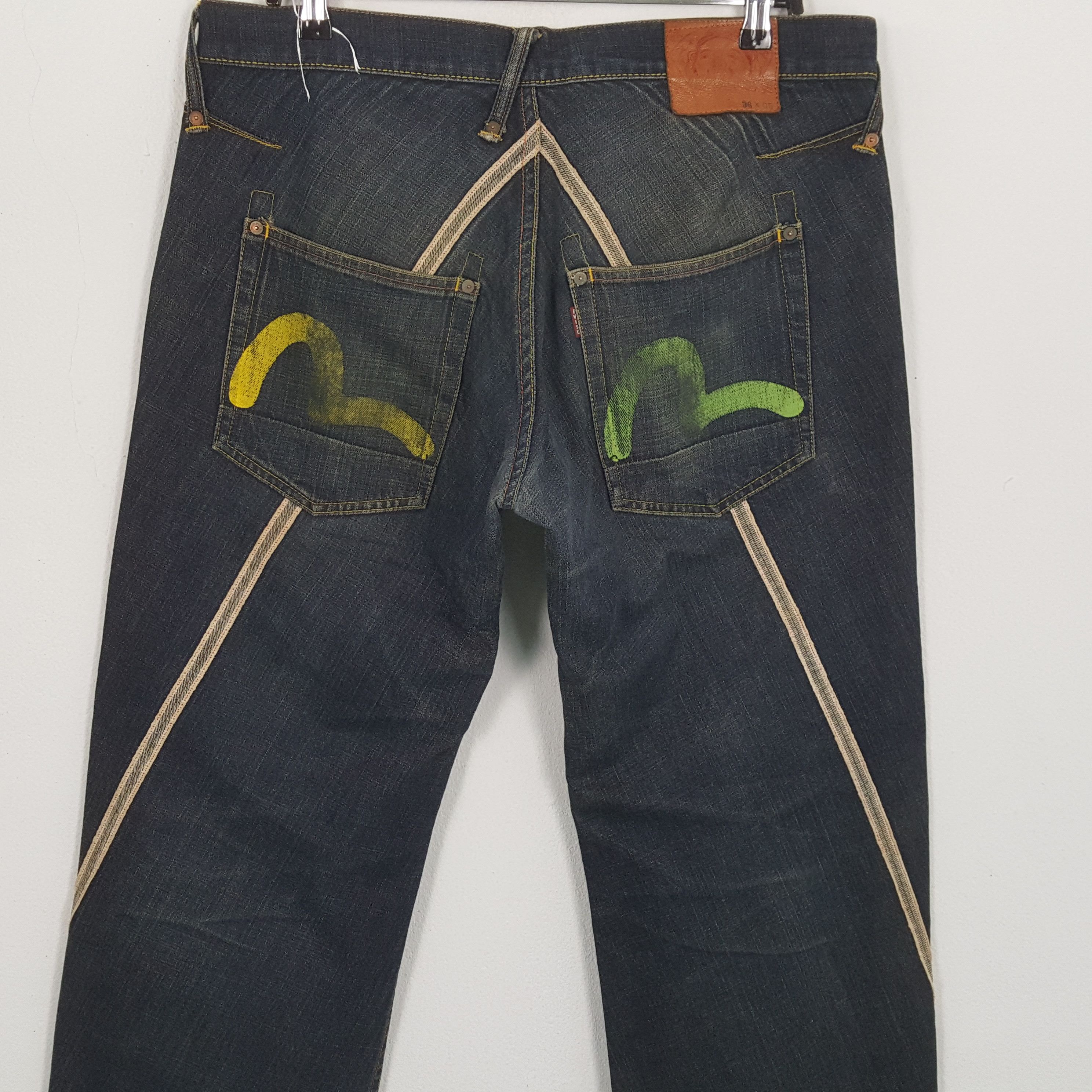 Evisu × Japanese Brand × Vintage EVISU Japanese Brand Streetwear Custom Daicock Jeans Size US 36 / EU 52 - 5 Thumbnail