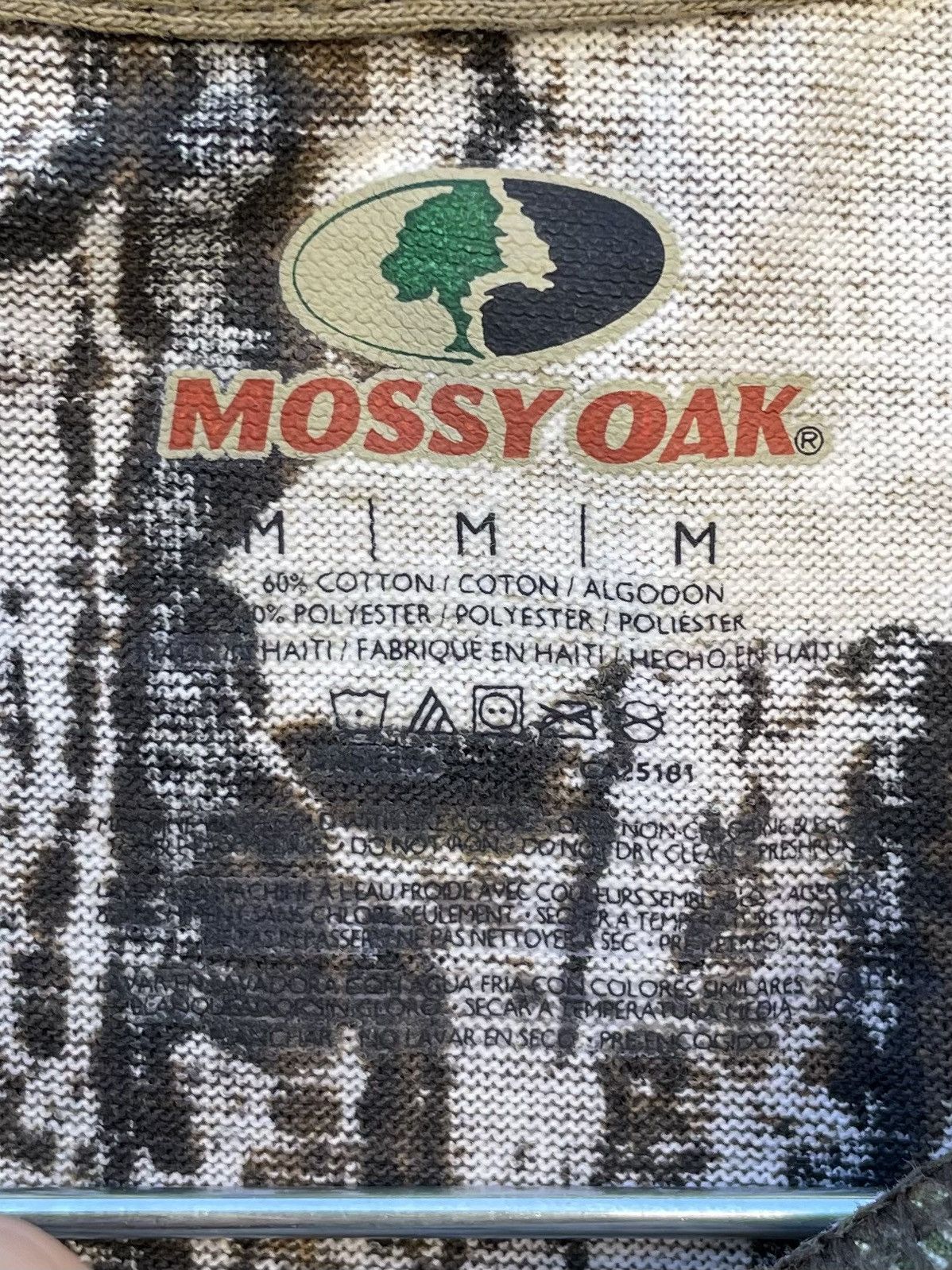 Mossy Oaks NWOT Mossy Oak Break Up Mountain Country Camouflage t shirt Size US M / EU 48-50 / 2 - 2 Thumbnail