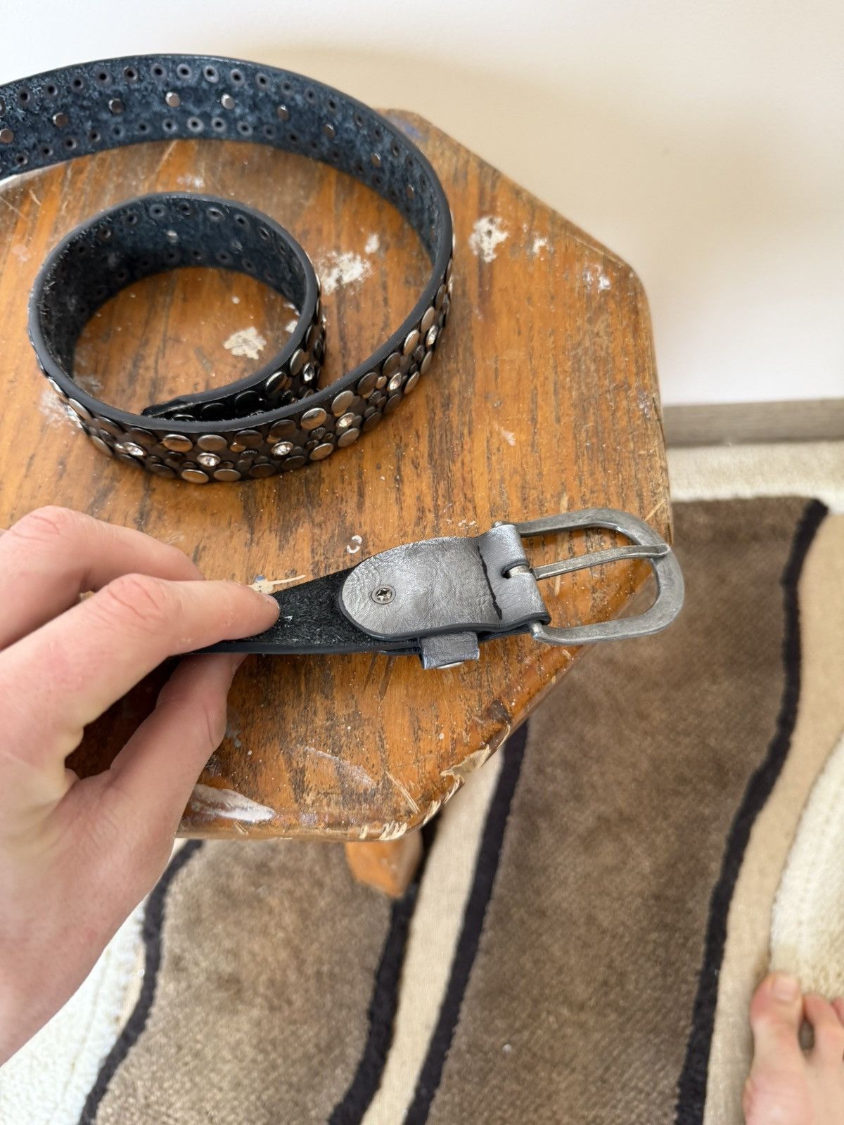 Japanese Brand UNDERCOVER Style Bullet Belt Punk Grunge Style Opium Size ONE SIZE - 4 Thumbnail