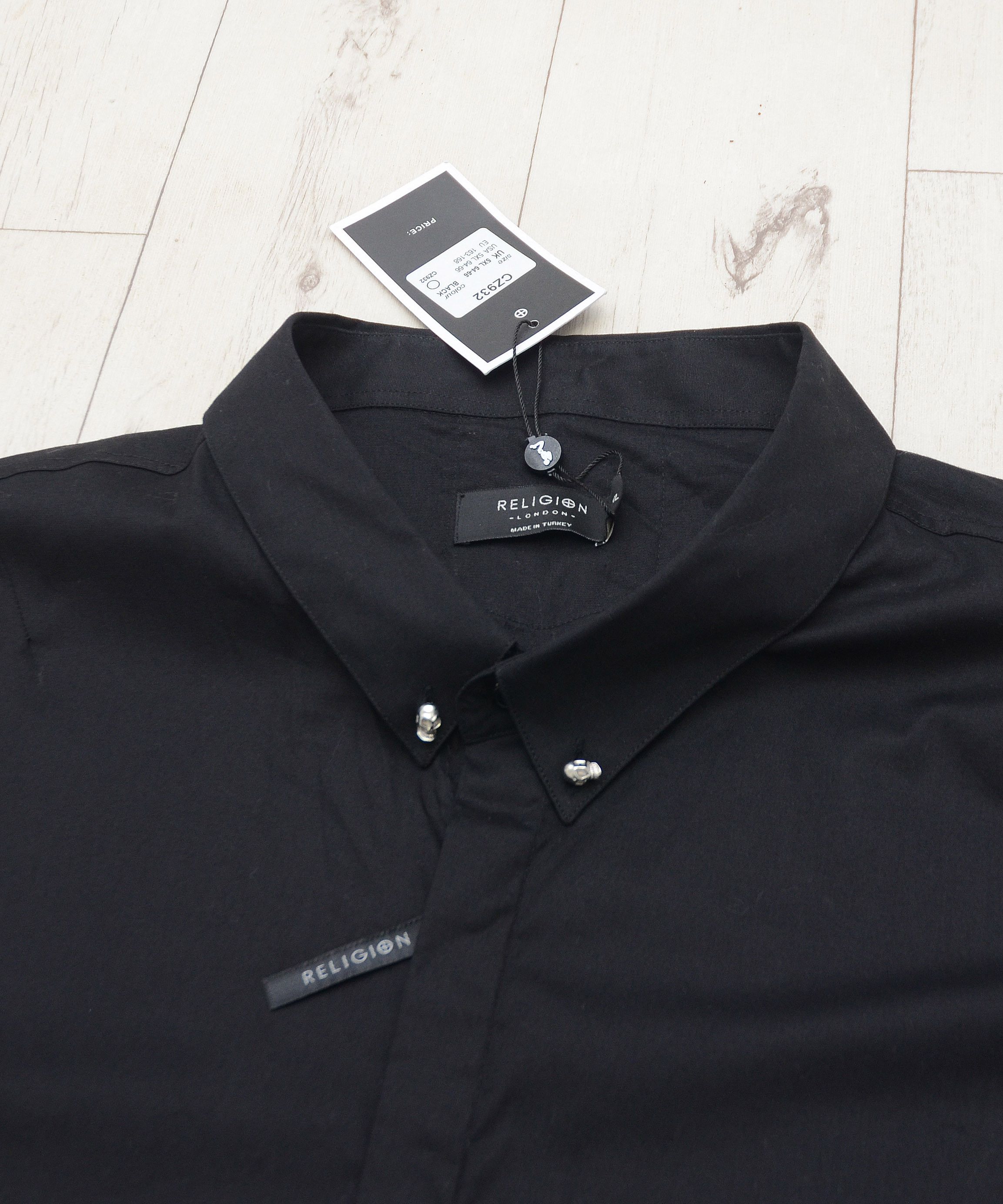 Other RELIGION SKULL Button Down Dress Shirt Big Size 5XL Black Size US XXL / EU 58 / 5 - 5 Thumbnail