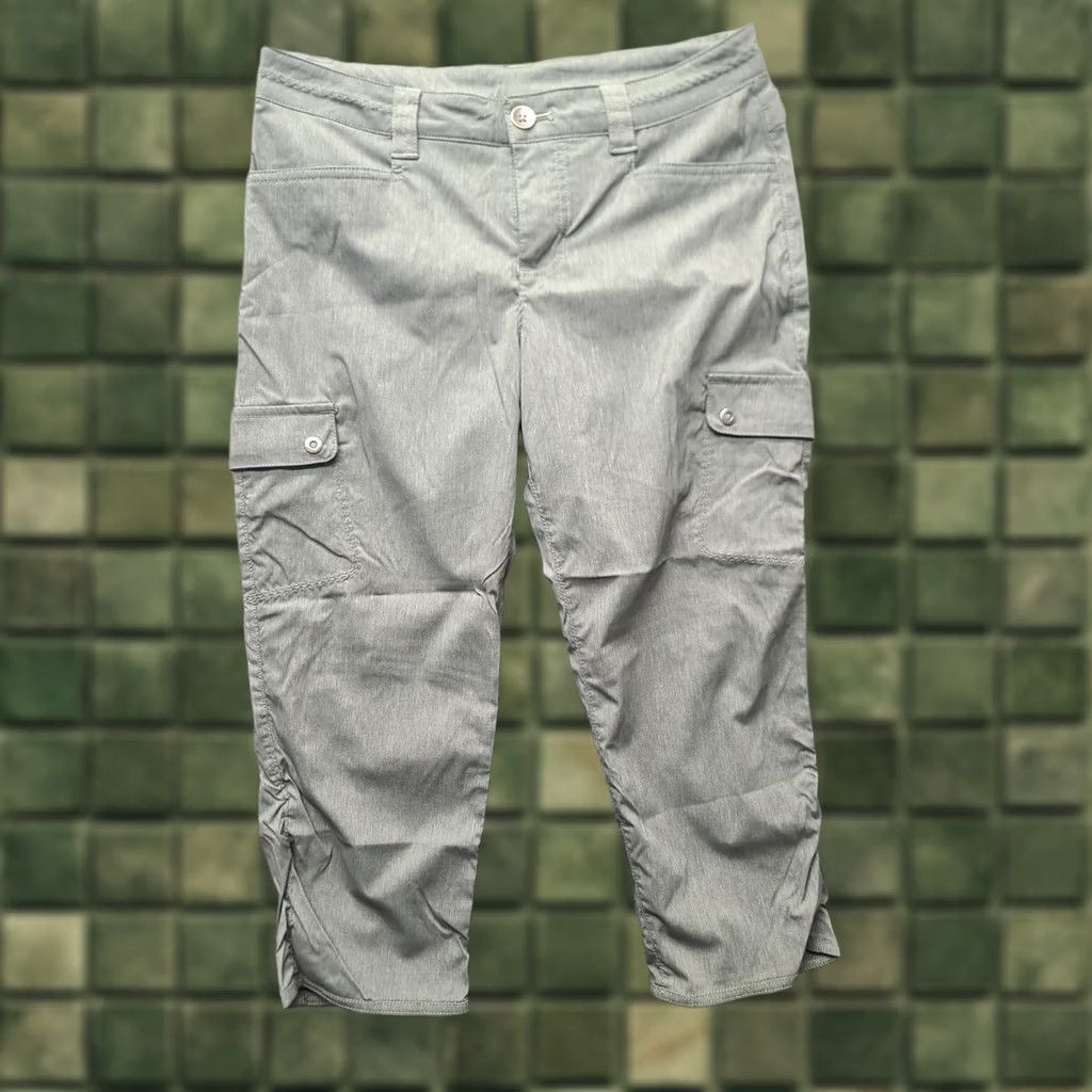 Eddie Bauer Eddie Bauer Capri Pants Womens 2 Travex Guide Pro Active Fit Mid Rise Hiking Pants Capris Green 28in Inseam 21in Regular Mens? Size 26" / US 2 / IT 38 - 1 Thumbnail