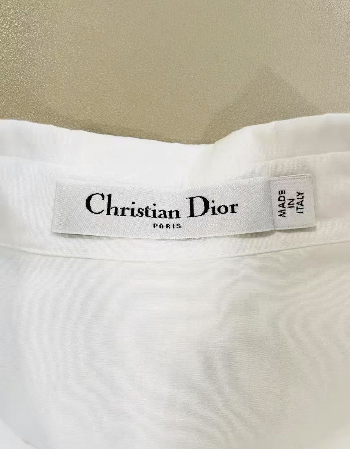 Dior Dior Short Sleeve Shirt with Bee Embroidery Loose fit J33 Size XXS / US 00 / IT 34 - 2 Thumbnail
