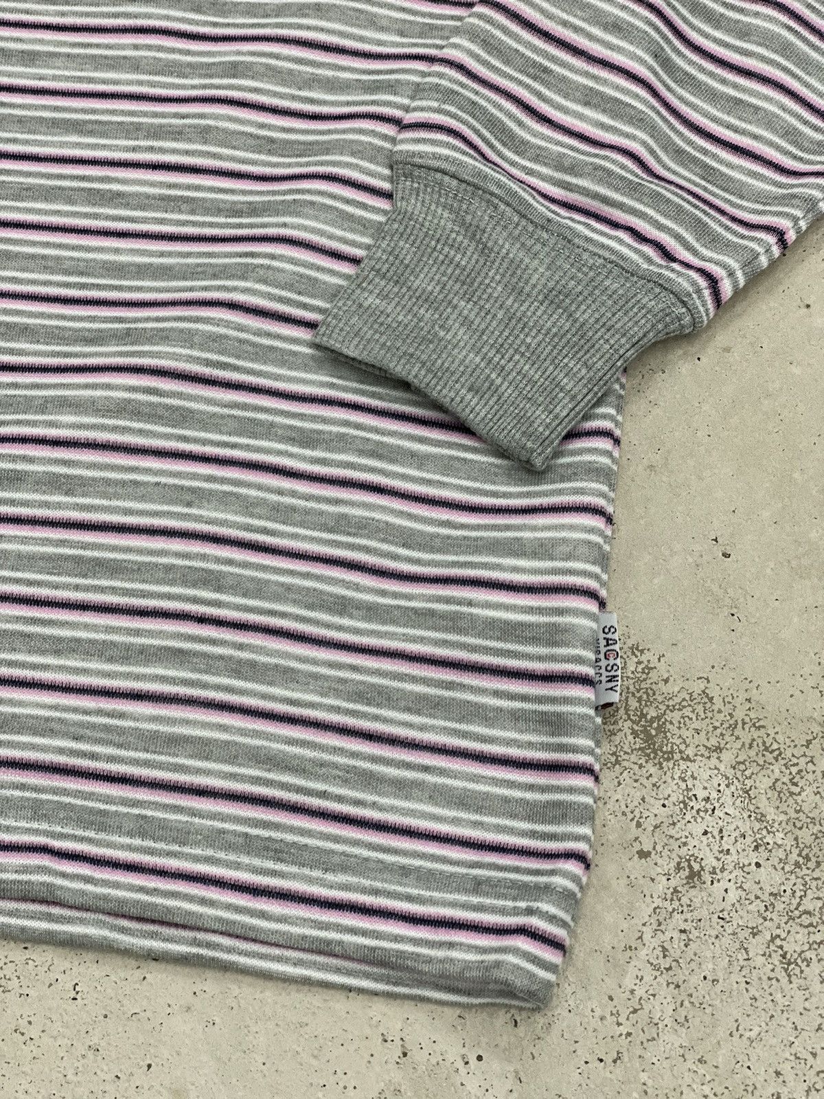 Designer Y’saccs Sacsny Yohji Yamamoto Stripe Colorway Sweatshirt Size US M / EU 48-50 / 2 - 6 Thumbnail