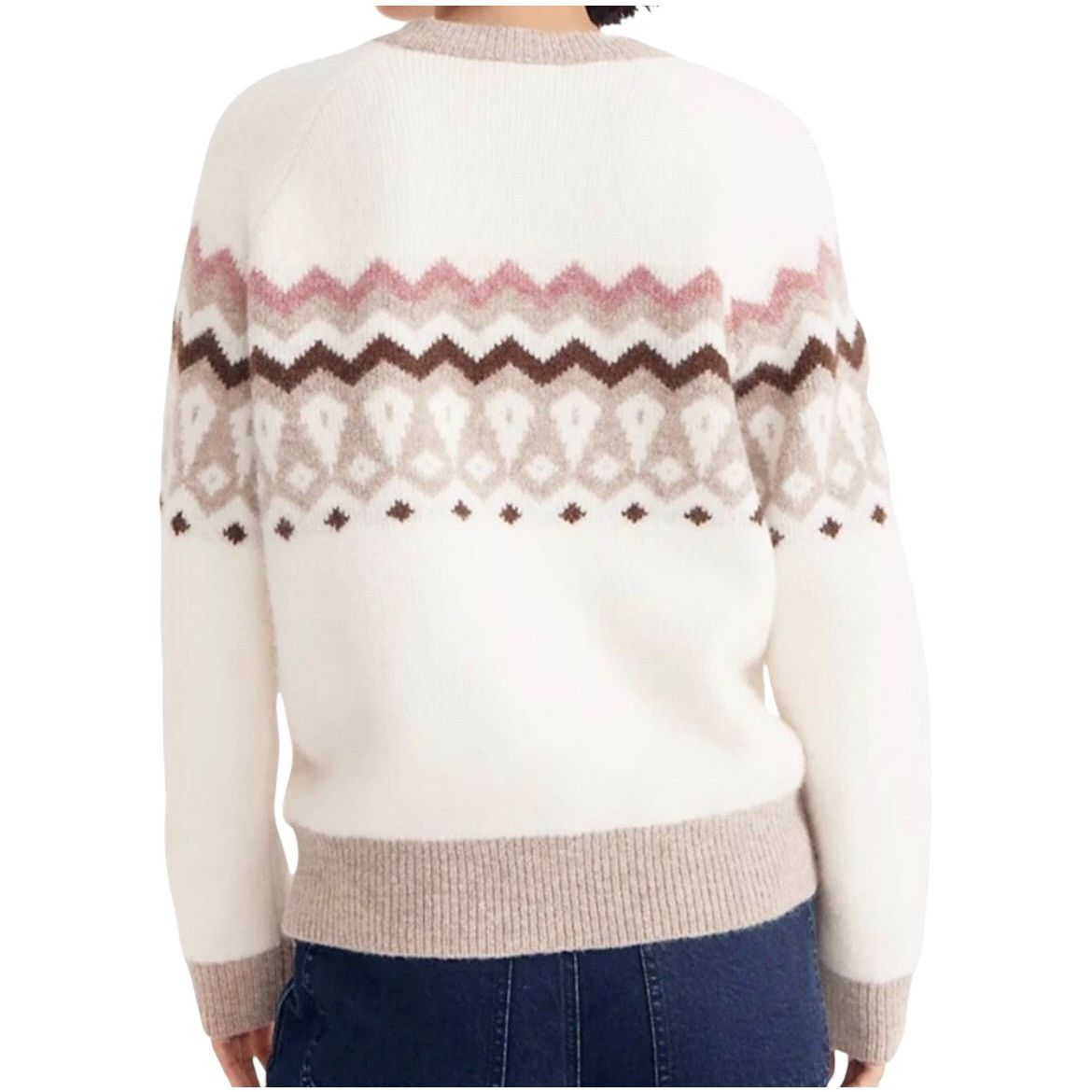Madewell Madewell Fair Isle Markham Pullover Wool Alpaca Sweater Size XXS / US 00 / IT 34 - 2 Thumbnail
