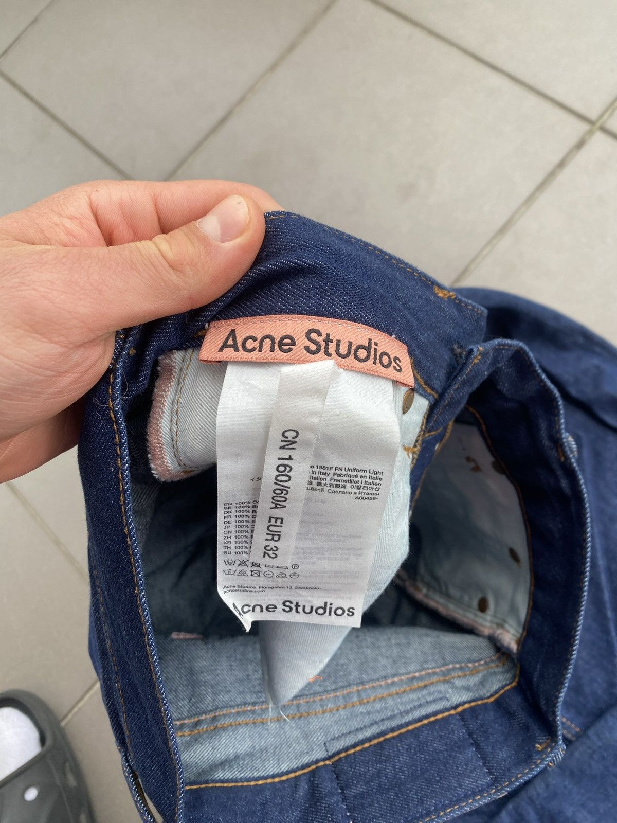 Acne Studios Acne Studios 1981F FN selvedge raw denim pants Size US 28 / EU 44 - 6 Thumbnail