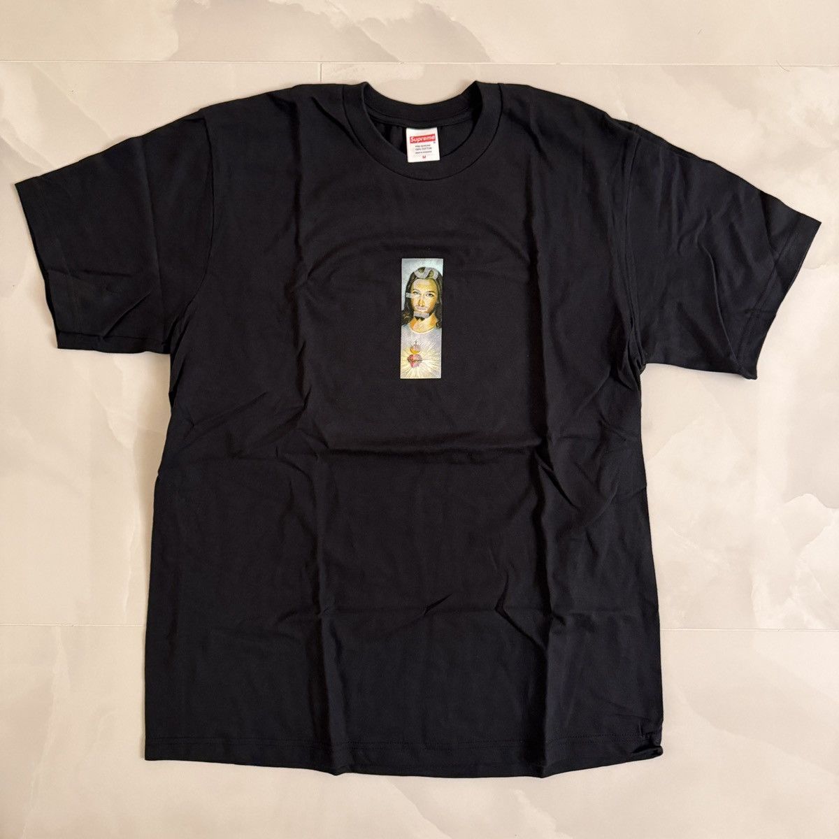Supreme Supreme Bandana Box Logo Tee Black Size Medium FW19 | Grailed