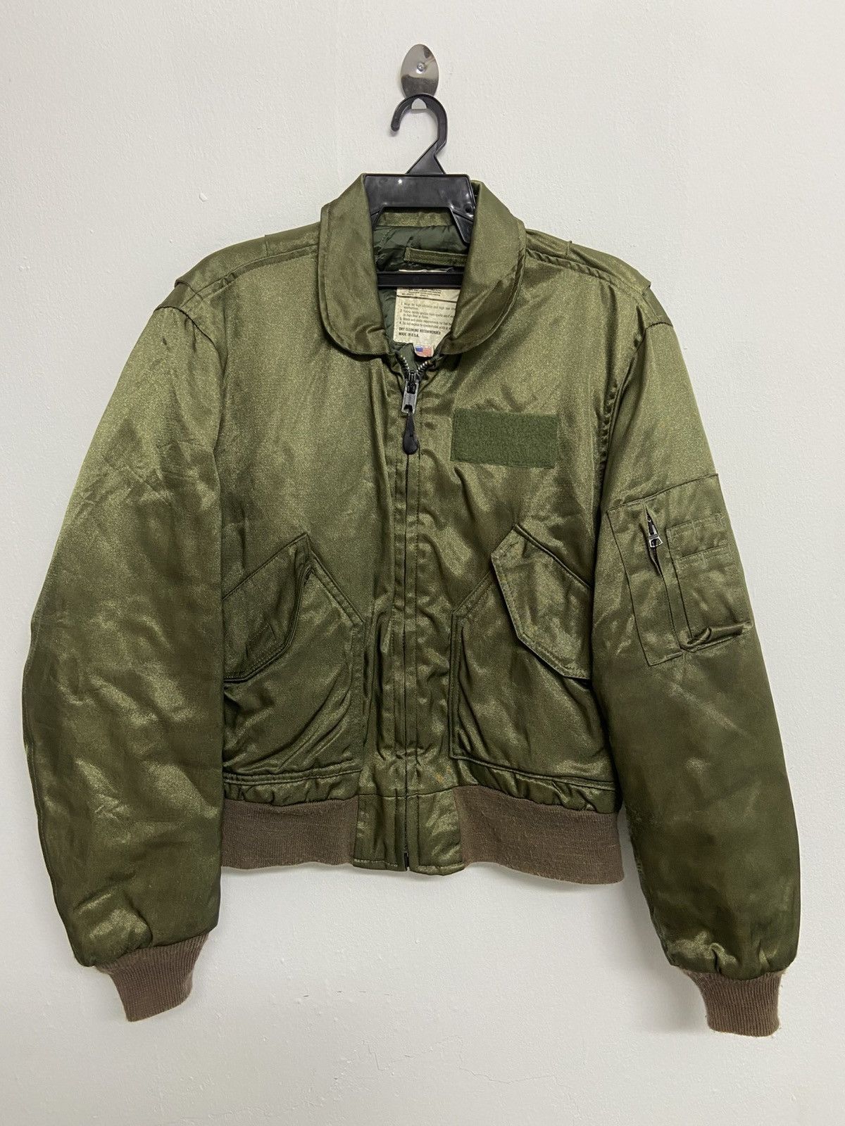I. Spiewak And Sons Spiewak CWU -55P Flight Bomber Jacket Made in USA Medium Size US M / EU 48-50 / 2 - 1 Thumbnail