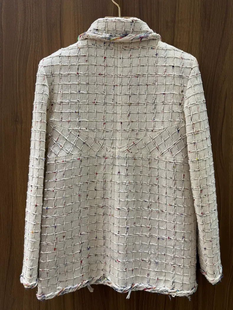 Chanel Chanel Waterfall series pearlescent white coat Size XS / US 0-2 / IT 36-38 - 2 Thumbnail