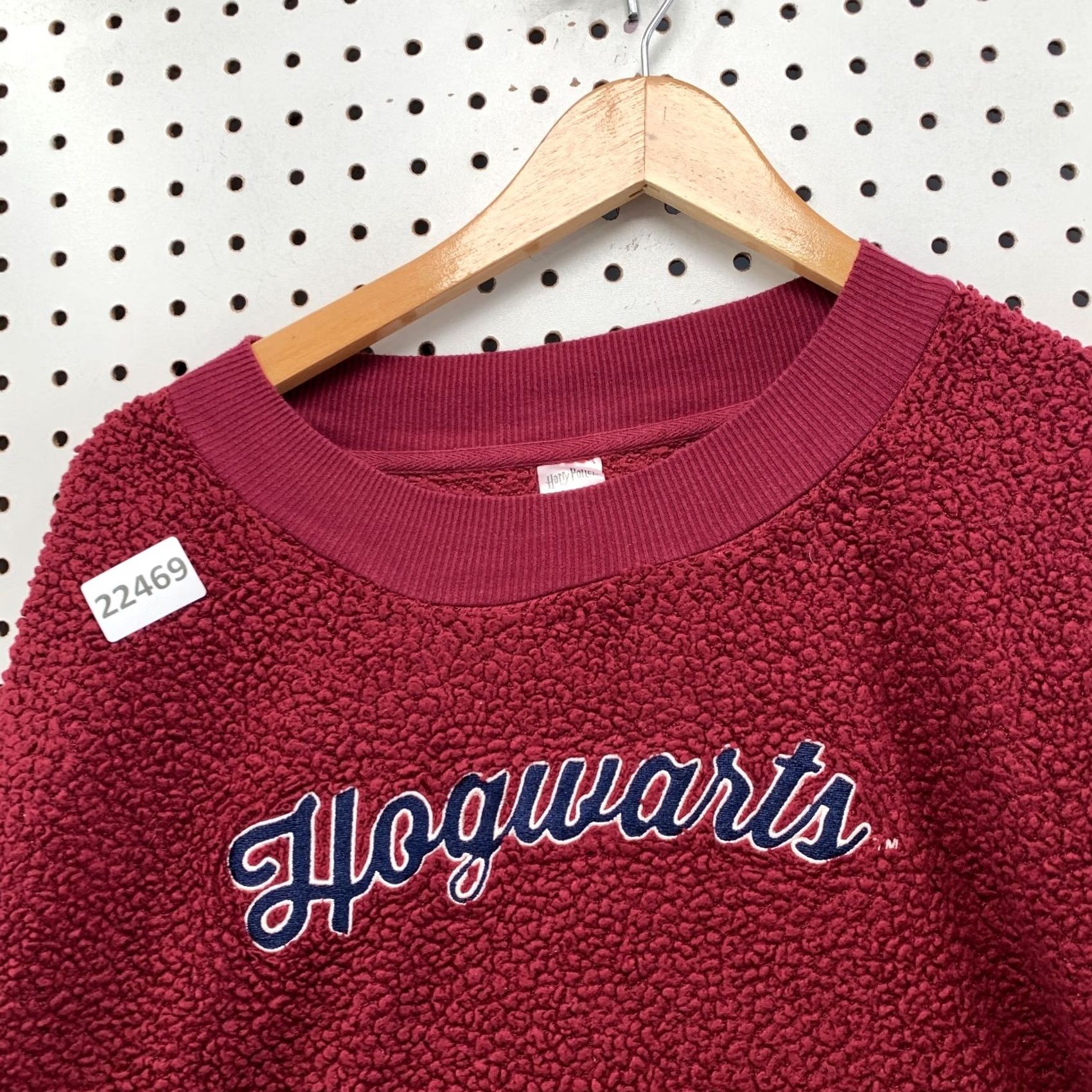 Vintage Harry Potter Shirt Womens XL Red Hogwarts Sherpa Sleepwear Sweatshirt Maroon 5x23 Size XL / US 12-14 / IT 48-50 - 6 Thumbnail