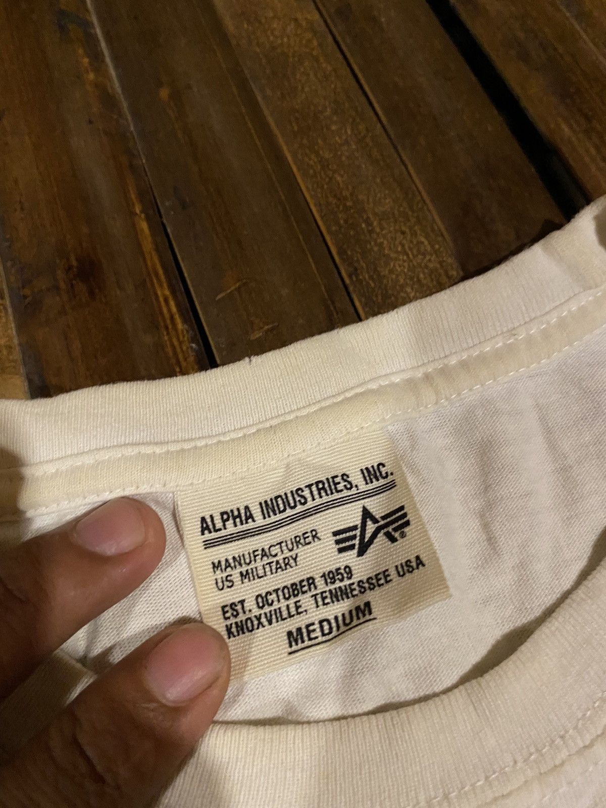 Alpha Industries × Japanese Brand ALPHA INDUSTRIES TSHIRT Size US M / EU 48-50 / 2 - 4 Thumbnail