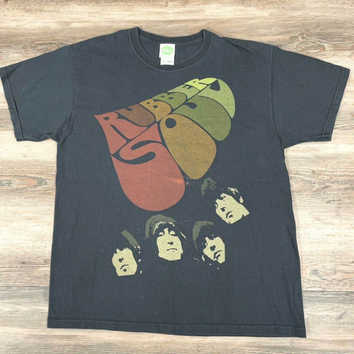 Apple Beatles Rubber Soul Band T-Shirt Size L Size US L / EU 52-54 / 3 - 1 Thumbnail