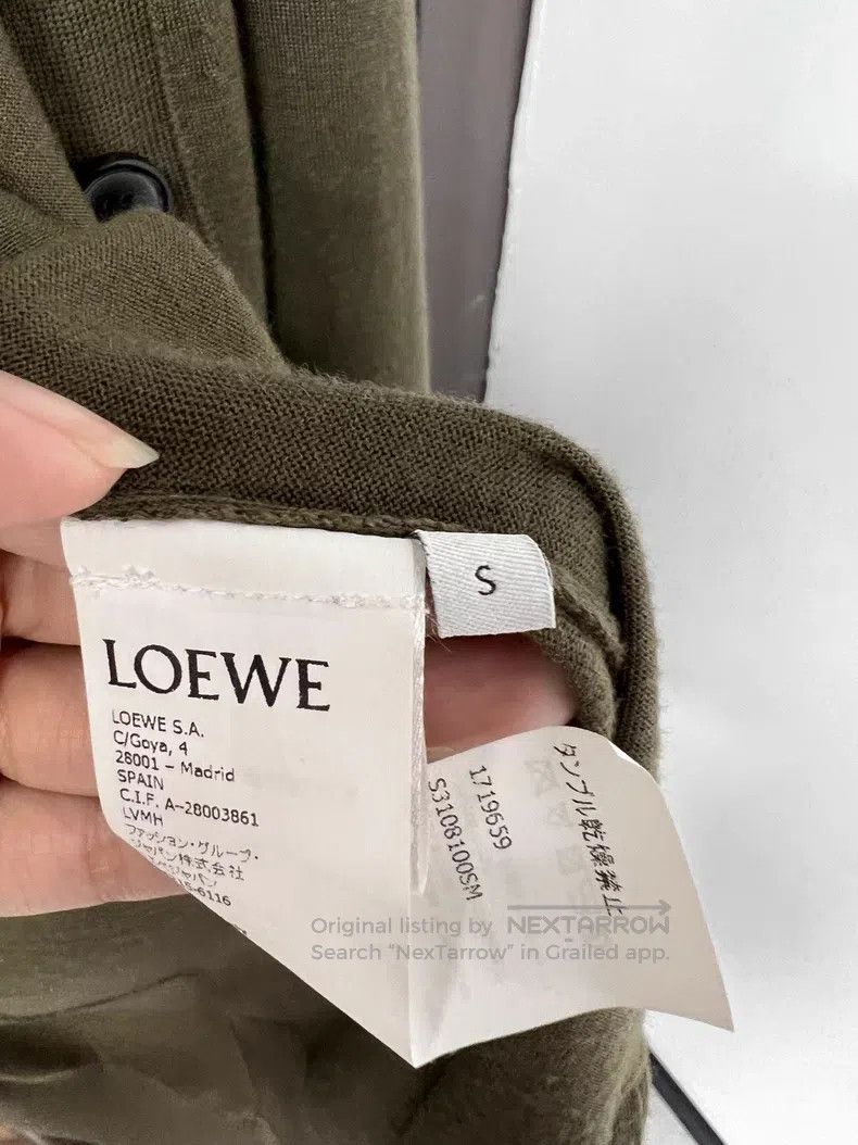 Loewe Loewe Wool Cardigan, Classic V-Neck Design, Pockets with B Size S / US 4 / IT 40 - 4 Thumbnail