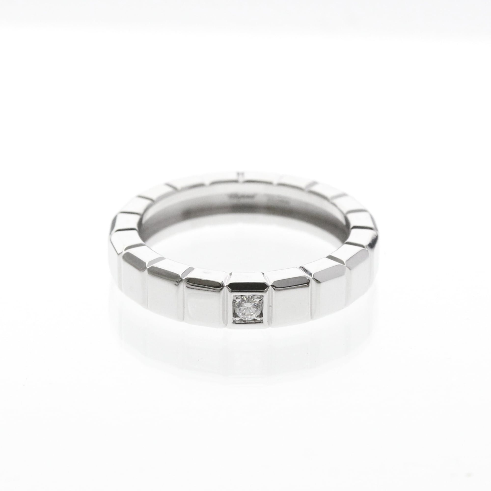 Chopard Chopard Ice Cube Ring 82/4524 White Gold (18K) Fashion Diamond Band Ring Silver Size ONE SIZE - 1 Thumbnail