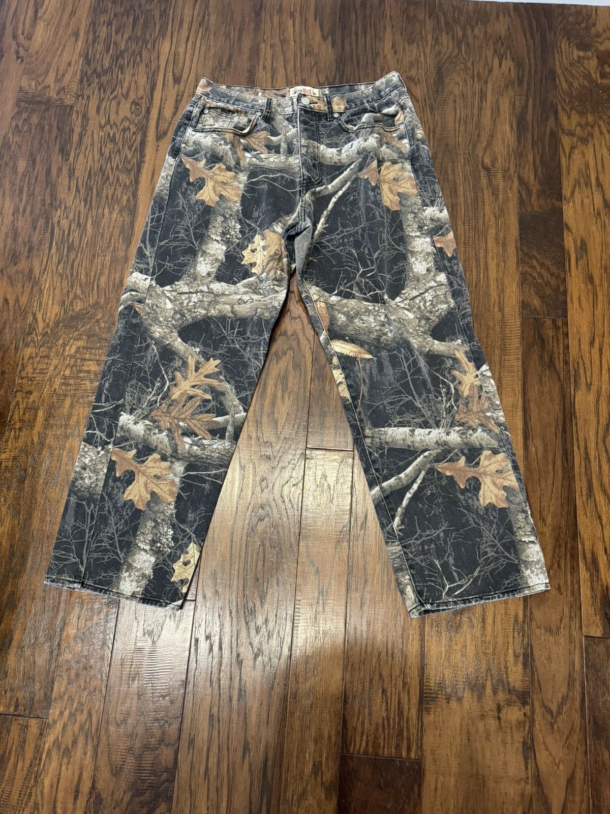 Vintage Stussy Realtree Camo Denim | Grailed