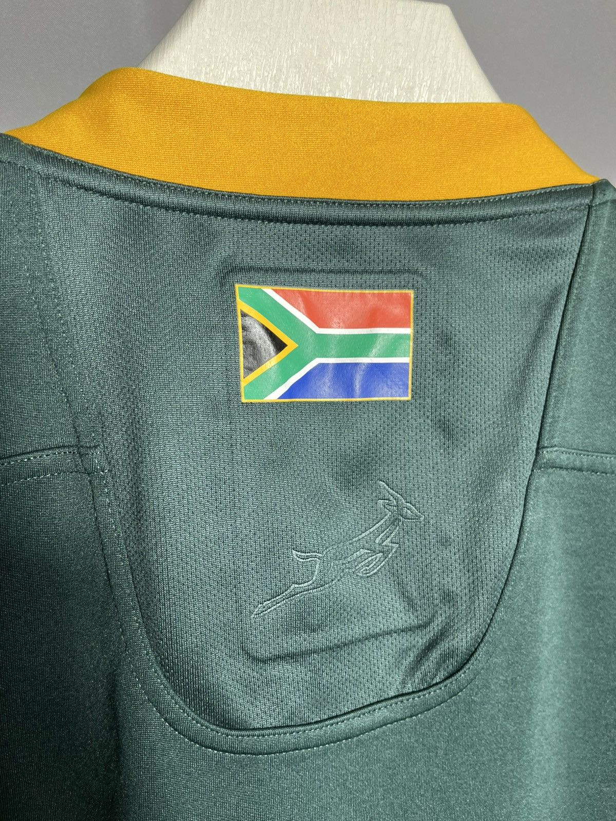 Asics SOUTH AFRICA 2014 2015 RUGBY SHIRT JERSEY PLAYER ISSUE ASICS Size US XL / EU 56 / 4 - 7 Thumbnail