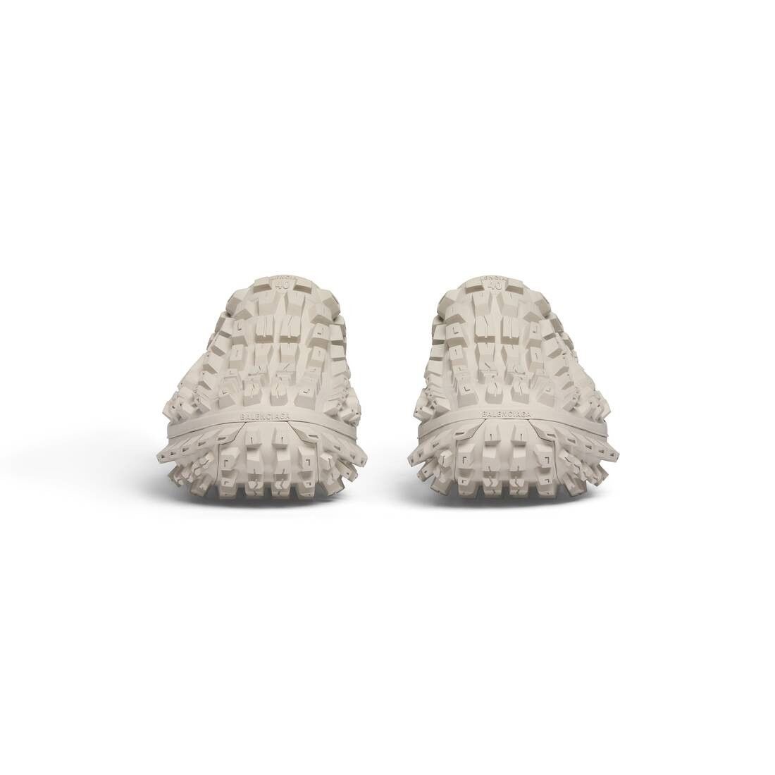 Balenciaga o1tko10426 Defender Rubber Clogs in Beige Size US 12 / EU 45 - 3 Thumbnail