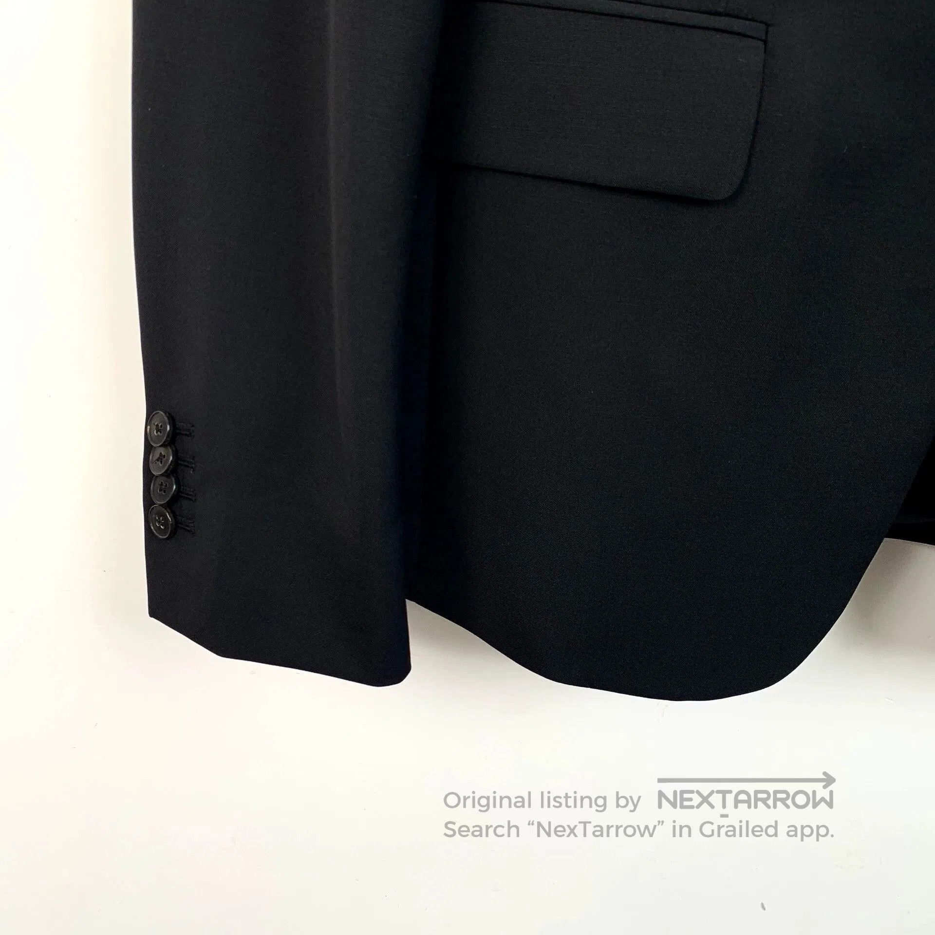 Valentino Valentino Black Collared Long-Sleeve Blazer. Size US S / EU 44-46 / 1 - 4 Thumbnail