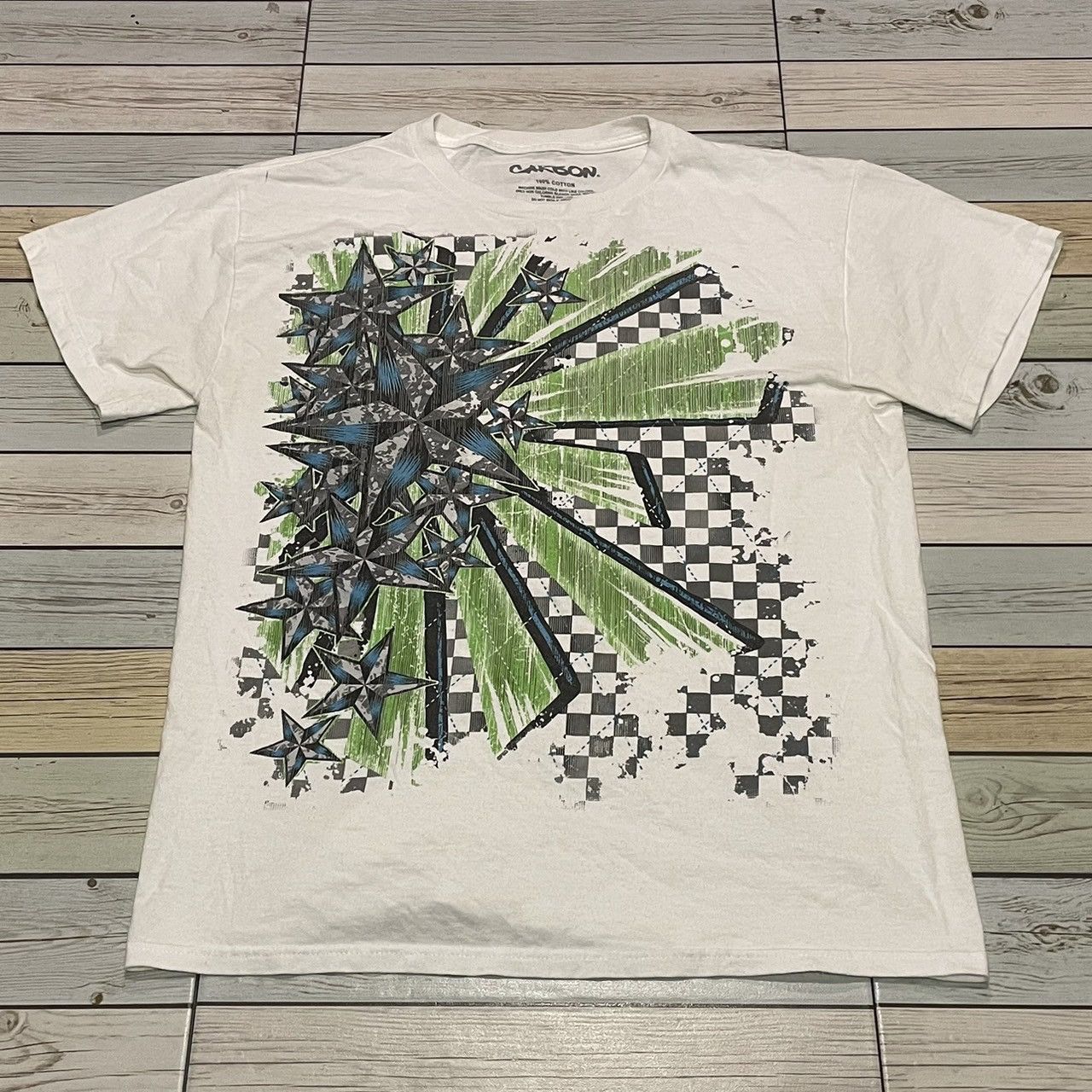 Affliction × Ed Hardy × Tapout Rare Wings Cross Stars Tee Y2K Affliction Style Size US M / EU 48-50 / 2 - 1 Thumbnail