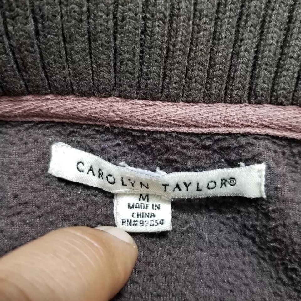 Other Carolyn Taylor Vest Womens Medium Full Zip Mock Neck Sweater Size US M / EU 48-50 / 2 - 3 Thumbnail