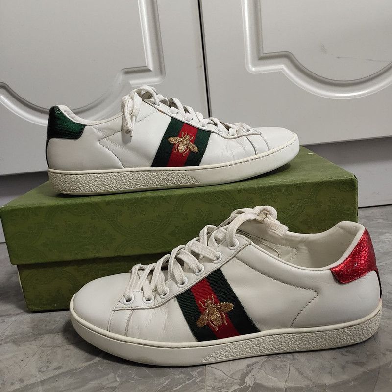Gucci Gucci Ace Embroidered Fashion Sneakers for Women -2508 Size US 6 / IT 36 - 9 Thumbnail