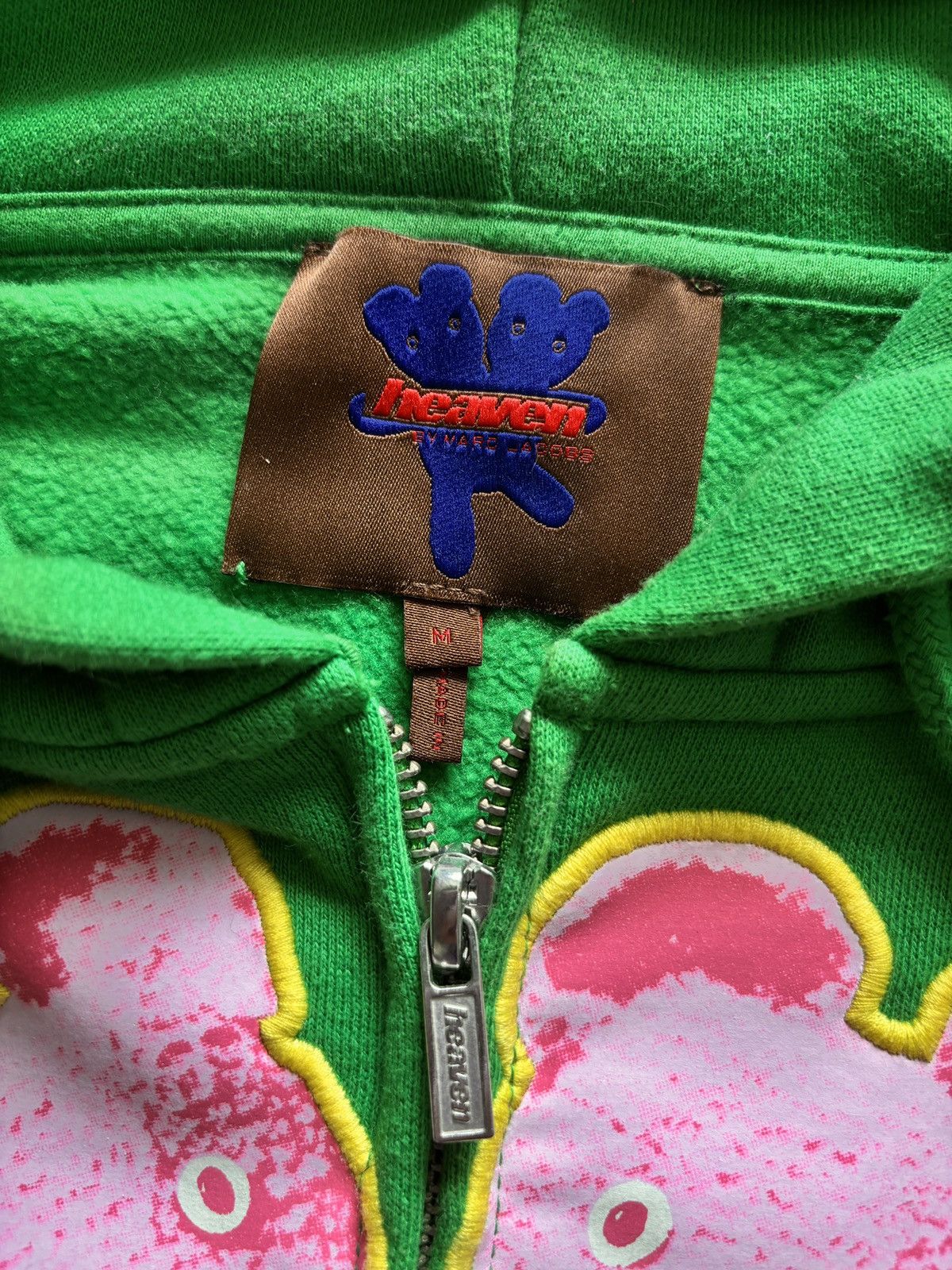 Heaven by Marc Jacobs Heaven by Marc Jacobs Teddy Bear Zip Up Hoodie Kelly Green Size US M / EU 48-50 / 2 - 5 Thumbnail