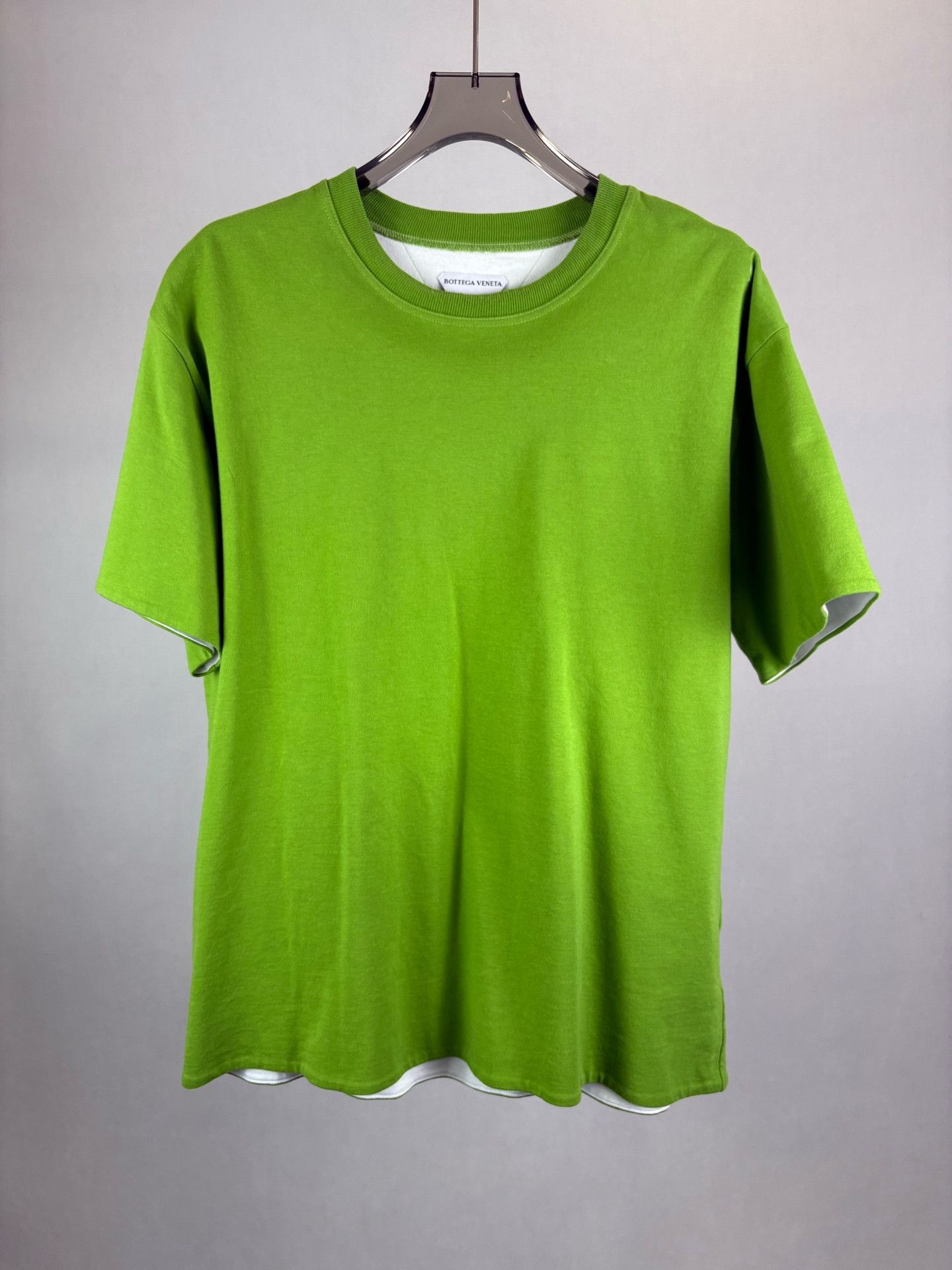 Bottega Veneta Bottega Veneta Green Cotton T-Shirt Size XL Size US XL / EU 56 / 4 - 1 Thumbnail