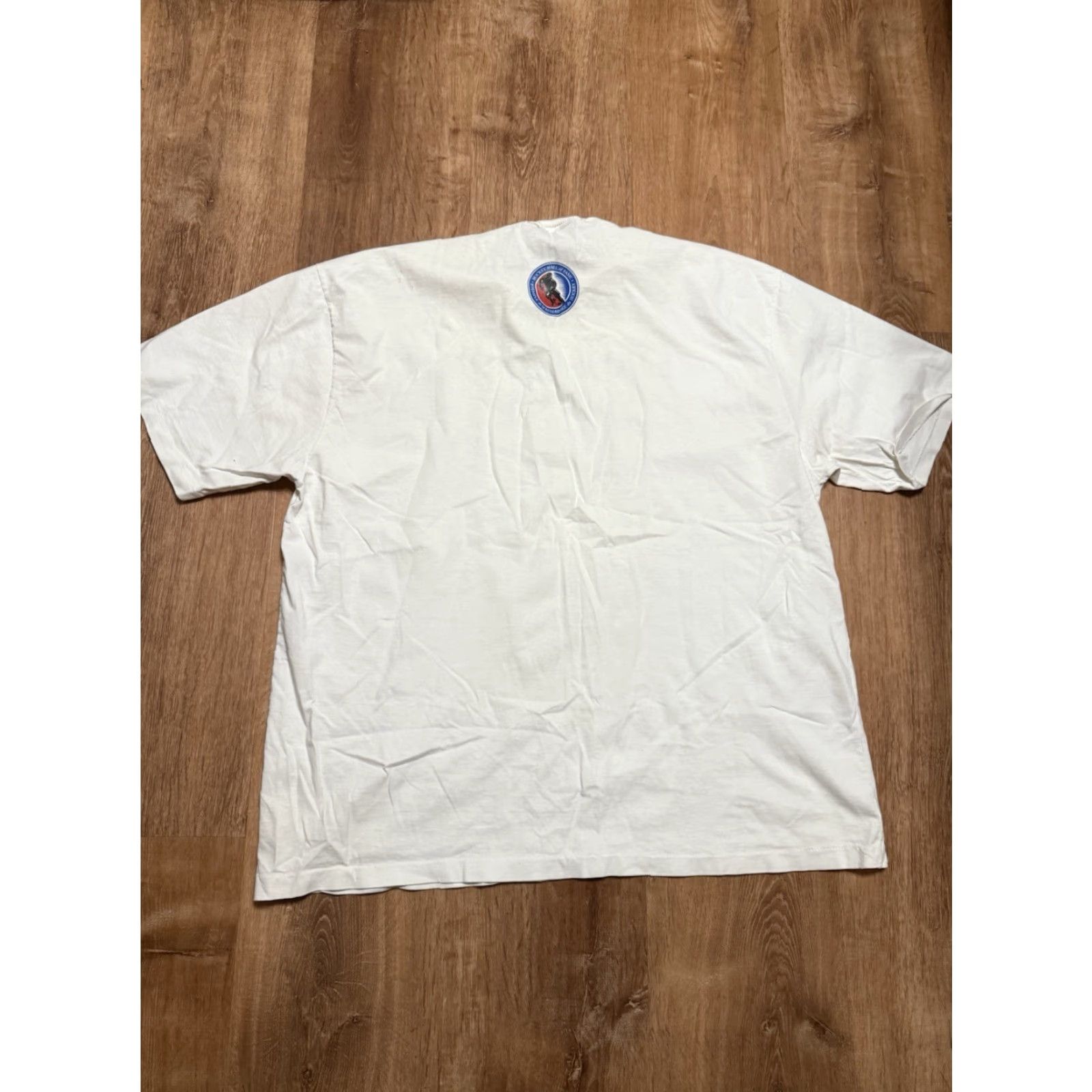 Vintage VINTAGE 90s Eat Sleep Hockey Thrashed Distressed Worn Sport T-Shirt 3XL White Mens Size US XXL / EU 58 / 5 - 2 Thumbnail