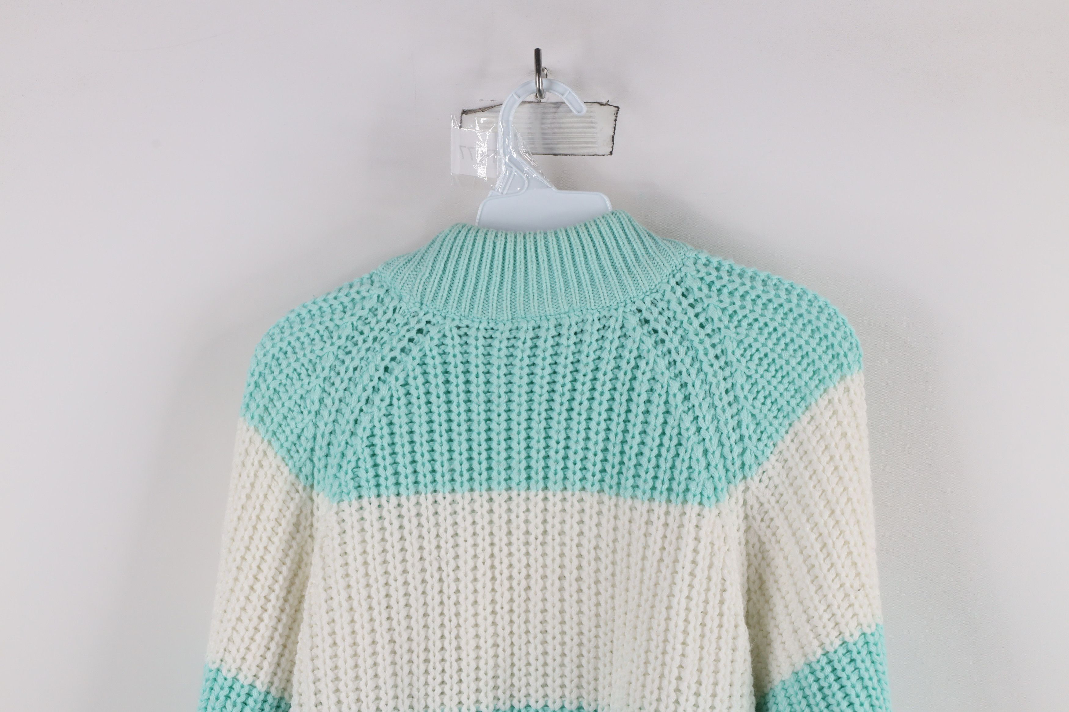Vintage Vintage 90s Streetwear Striped Chunky Ribbed Knit Sweater Size M / US 6-8 / IT 42-44 - 12 Thumbnail
