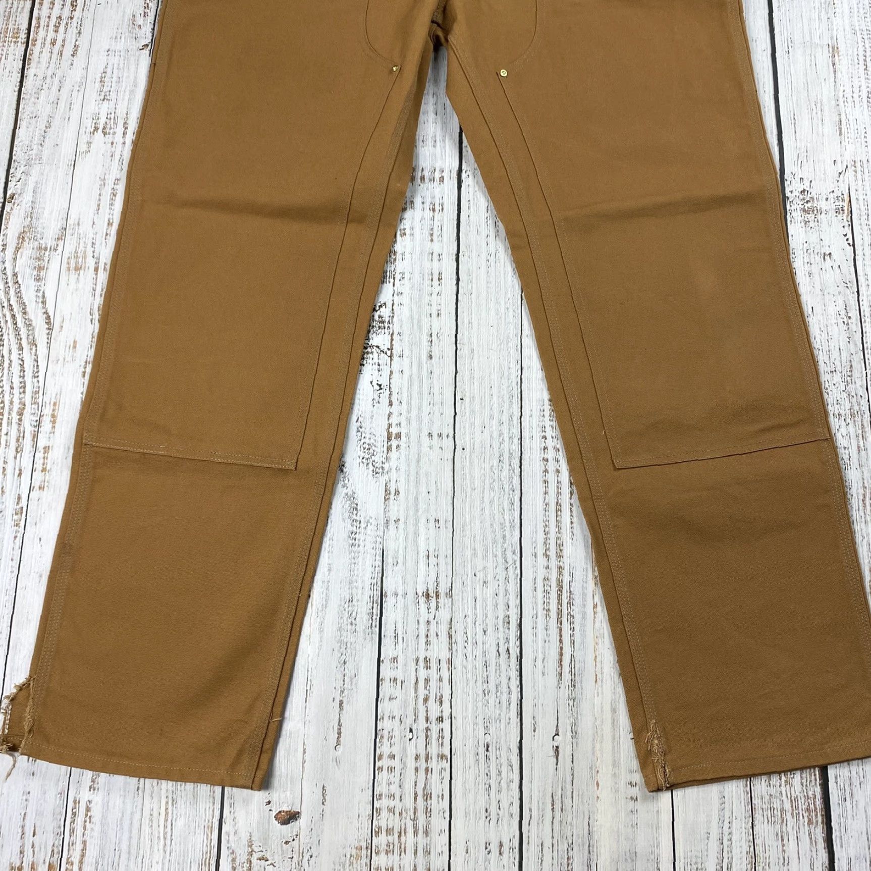 Carhartt VINTAGE Carhartt Men's Double Knee Canvas Pants 40x34 Brown Workwear USA UNION Size US 40 / EU 56 - 3 Thumbnail
